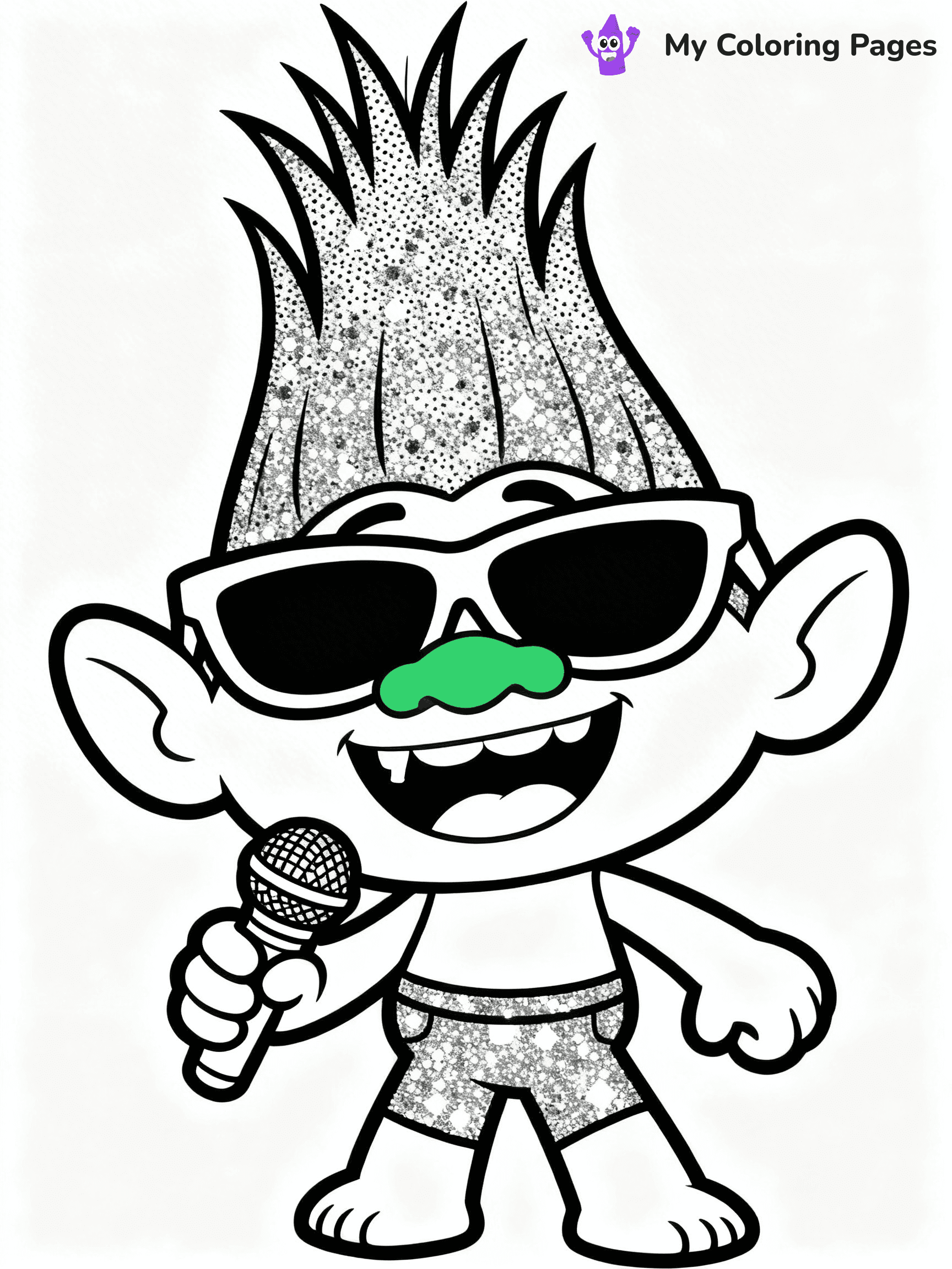Trolls Band Together Coloring Pages - 253