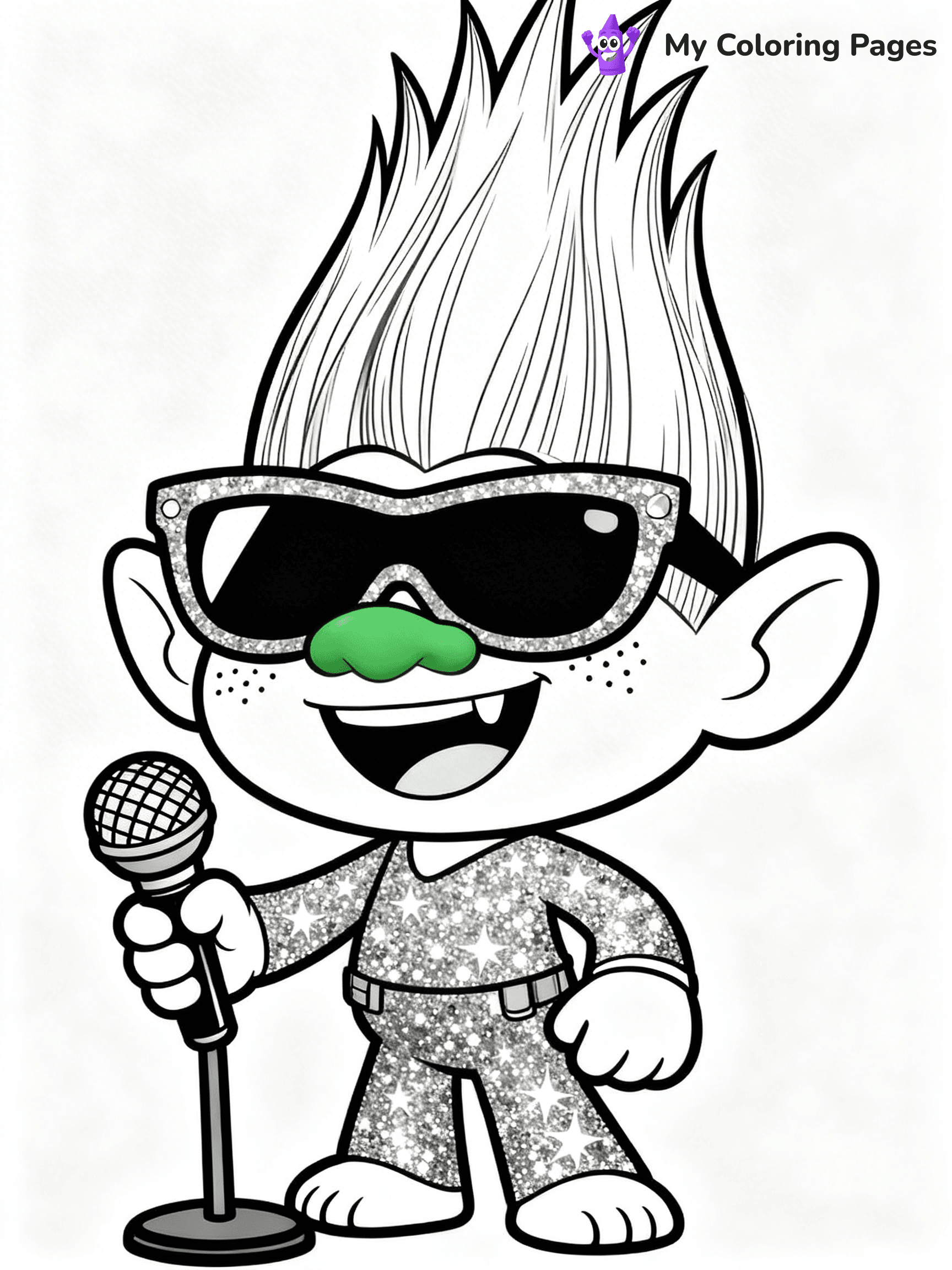 Trolls Band Together Coloring Pages - 251