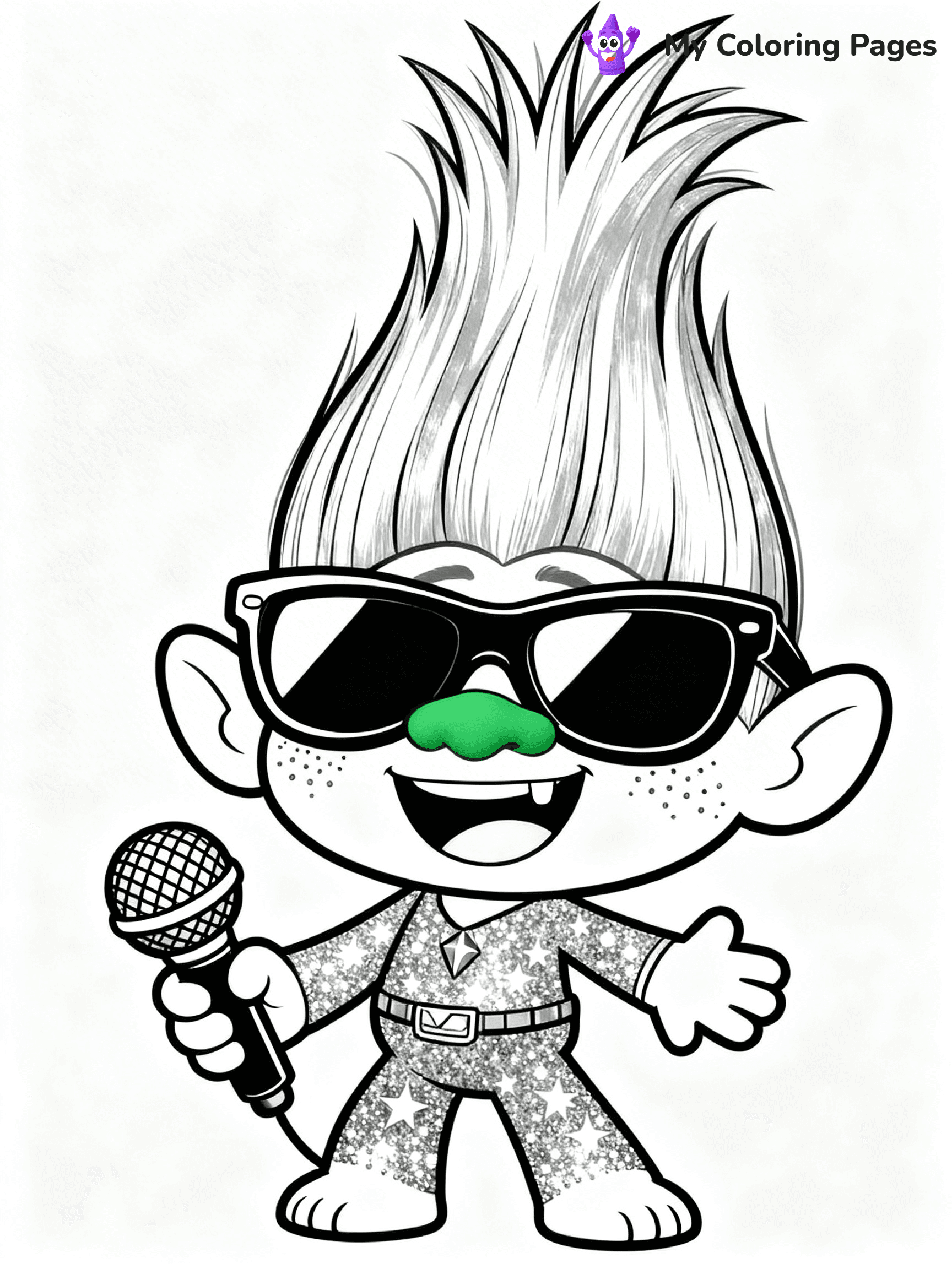 Trolls Band Together Coloring Pages - 250