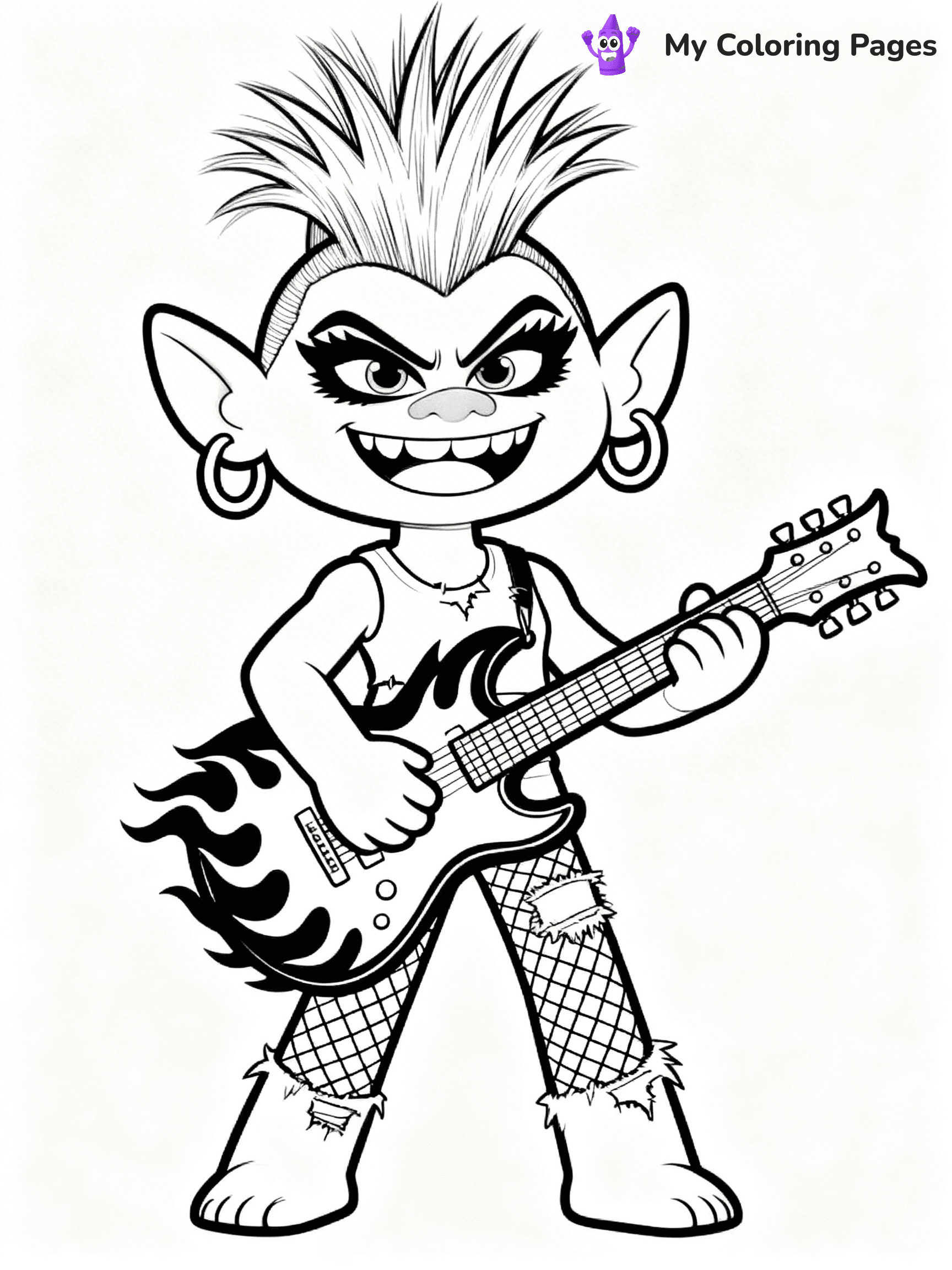 Trolls Band Together Coloring Pages - 248