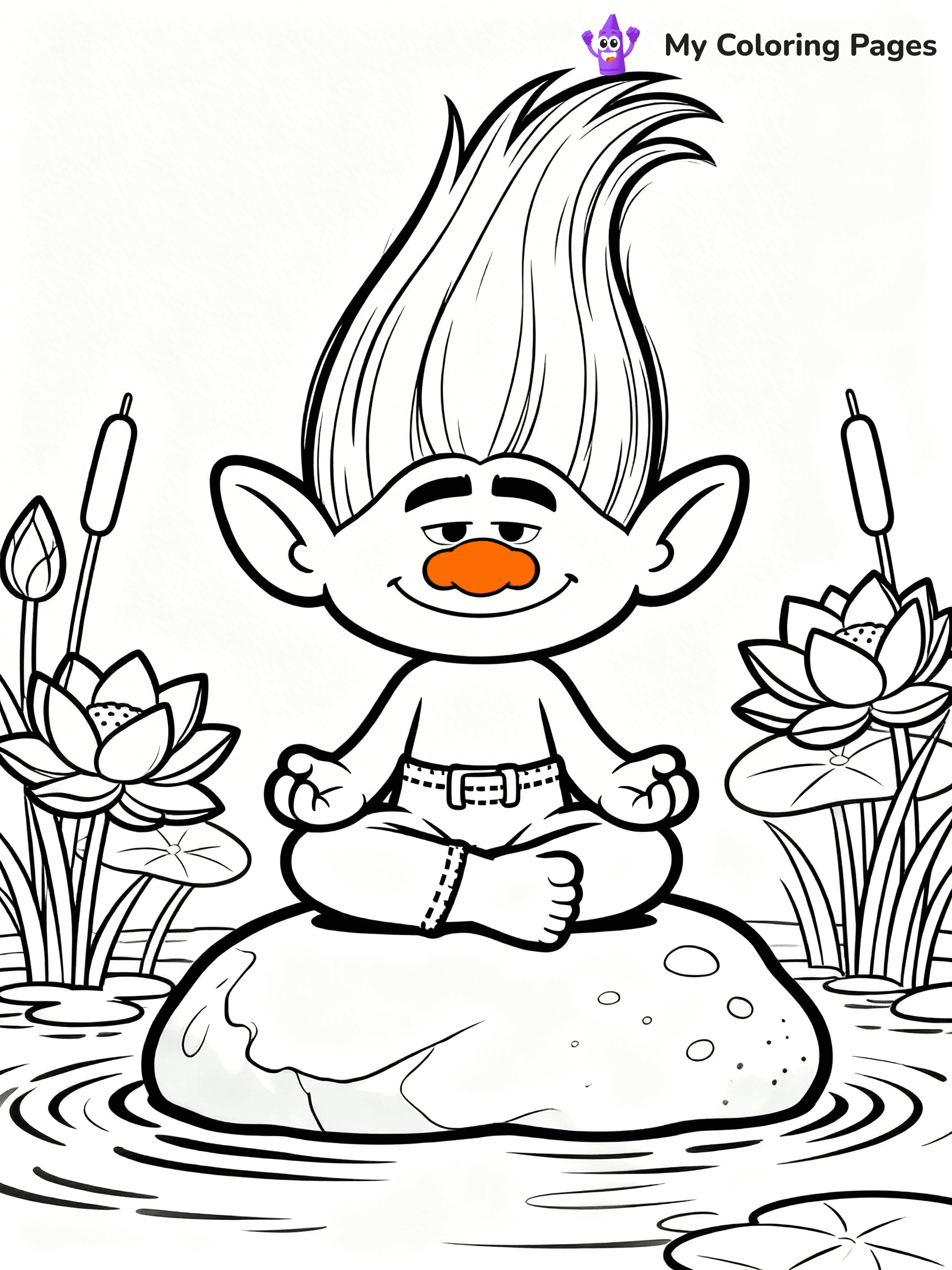 Trolls Band Together Coloring Pages - 241