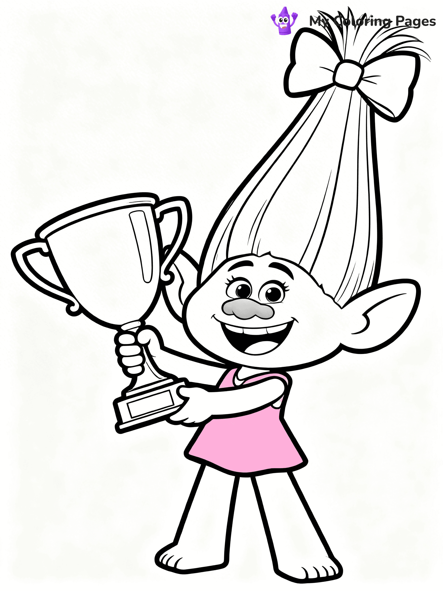 Trolls Band Together Coloring Pages - 238