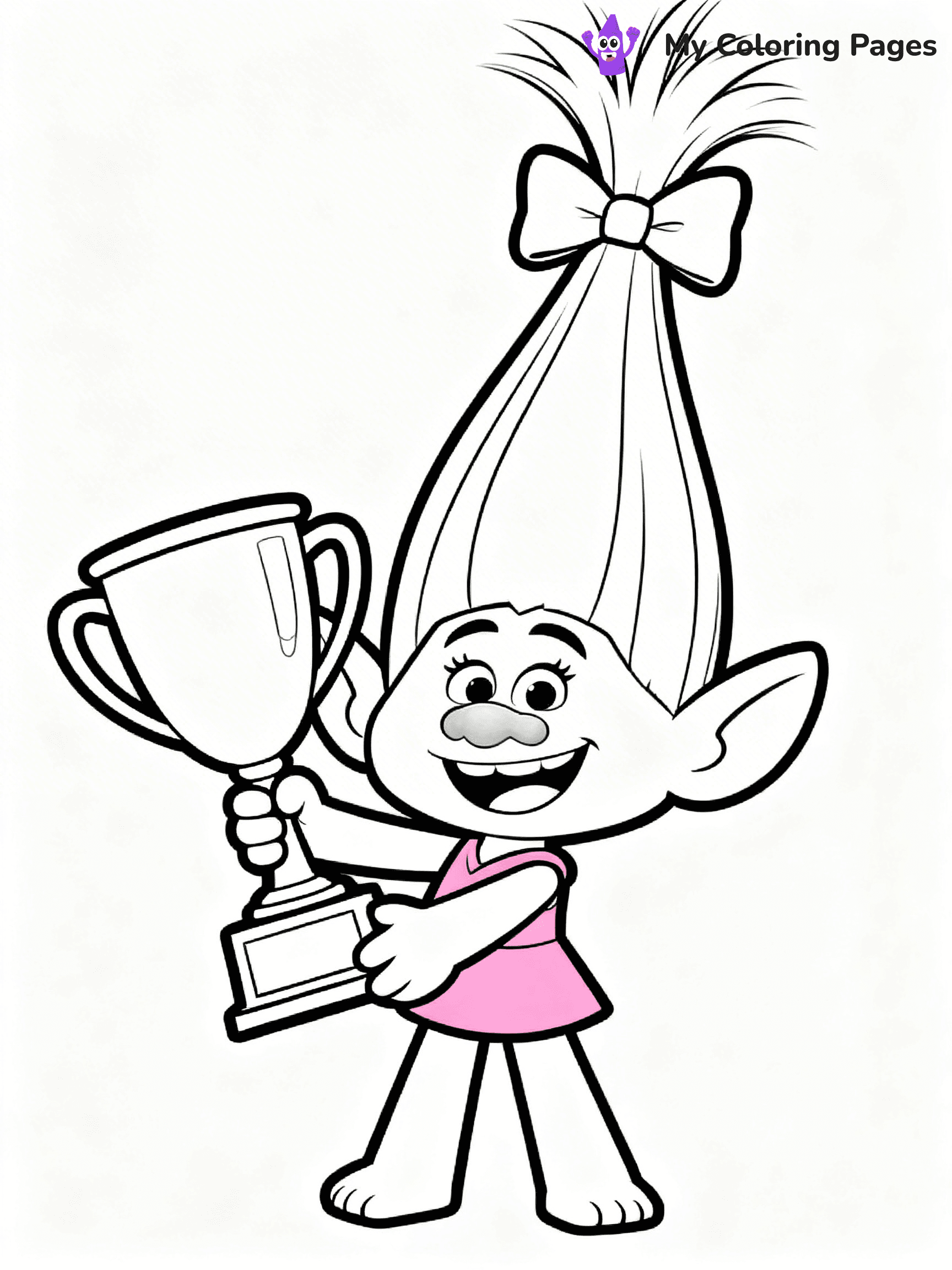 Trolls Band Together Coloring Pages - 237
