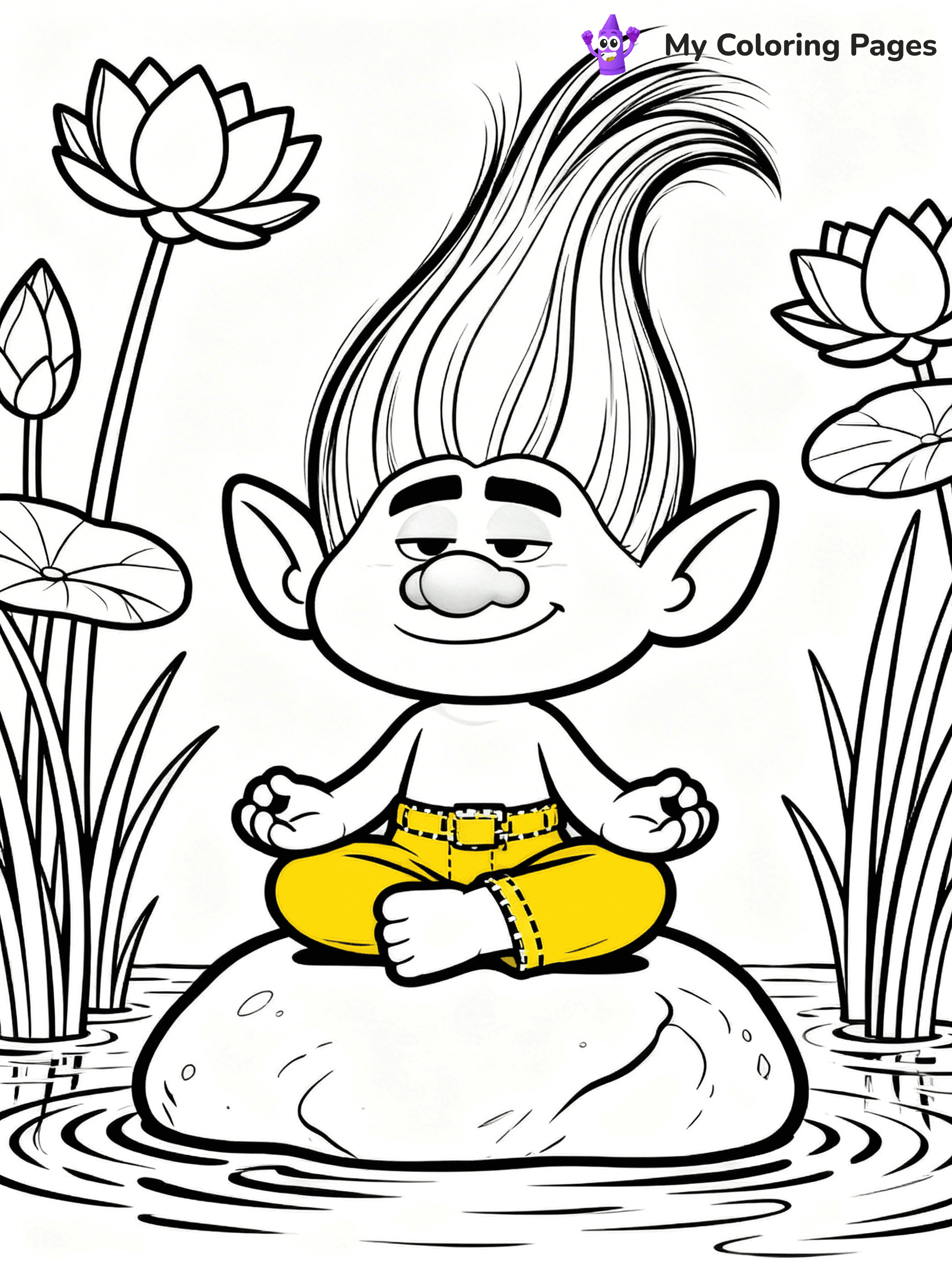 Trolls Band Together Coloring Pages - 236