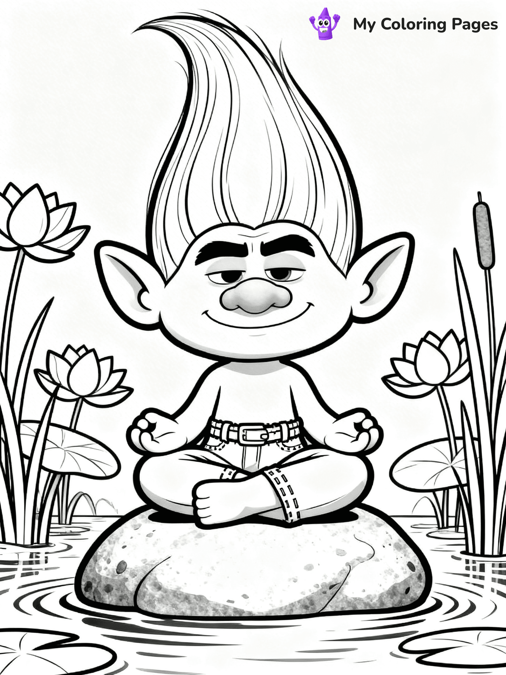 Trolls Band Together Coloring Pages - 233