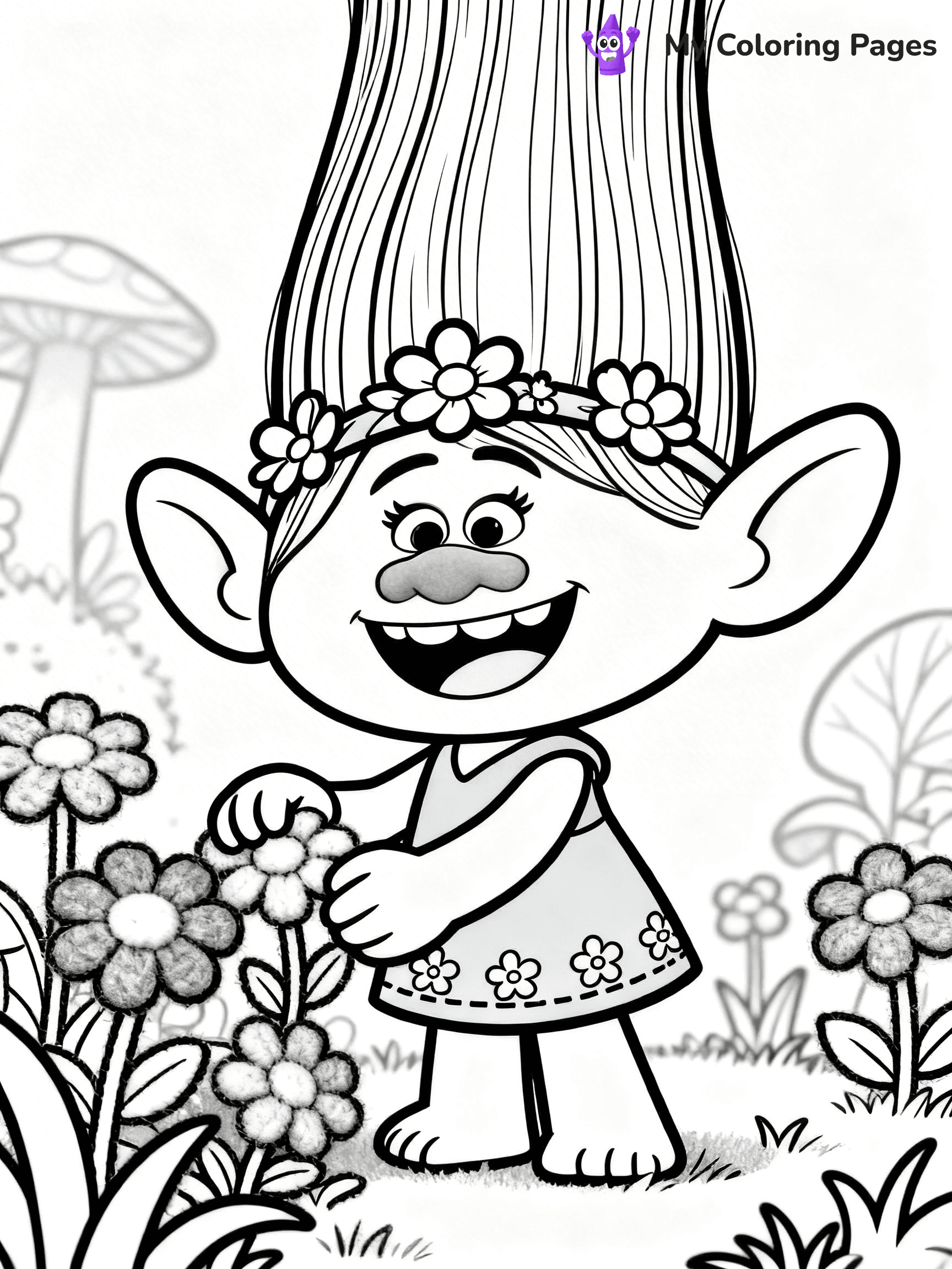 Trolls Band Together Coloring Pages - 227