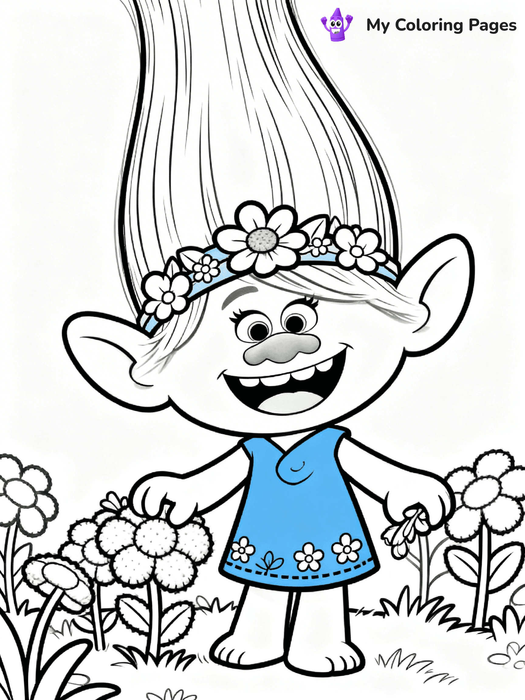 Trolls Band Together Coloring Pages - 226