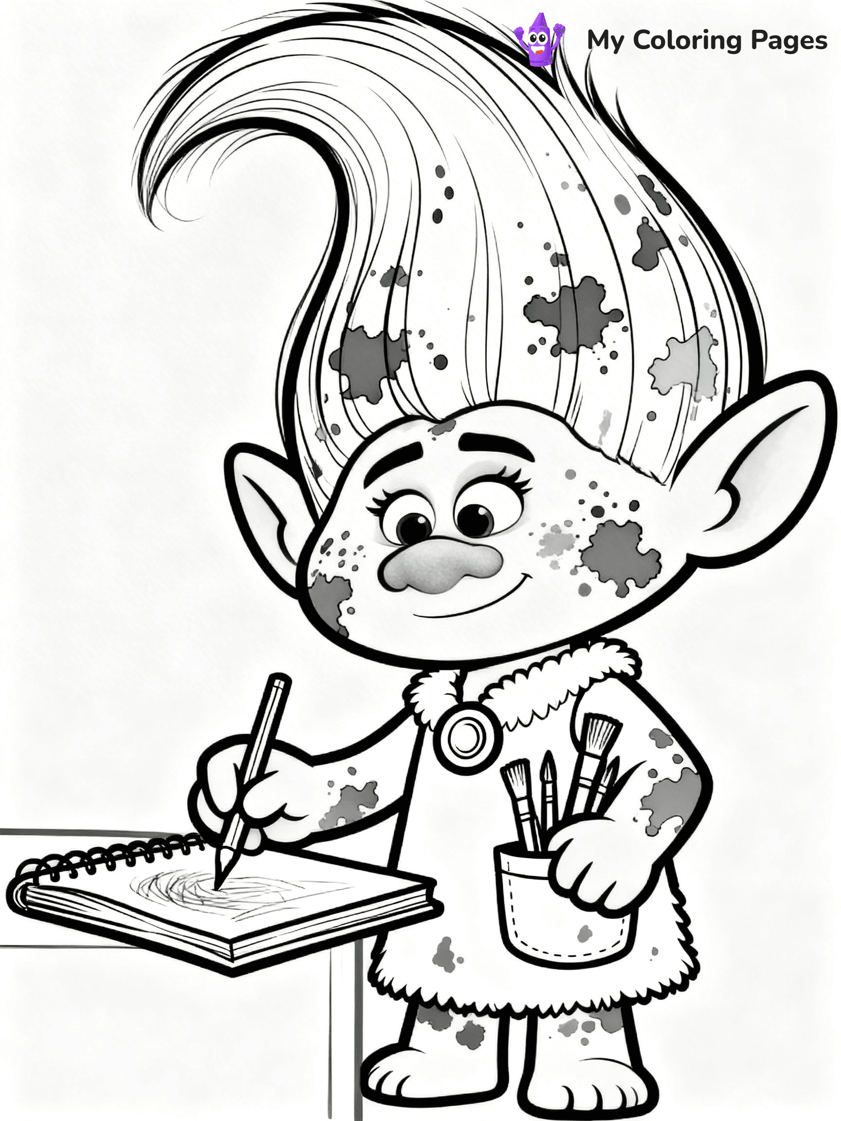 Trolls Band Together Coloring Pages - 219