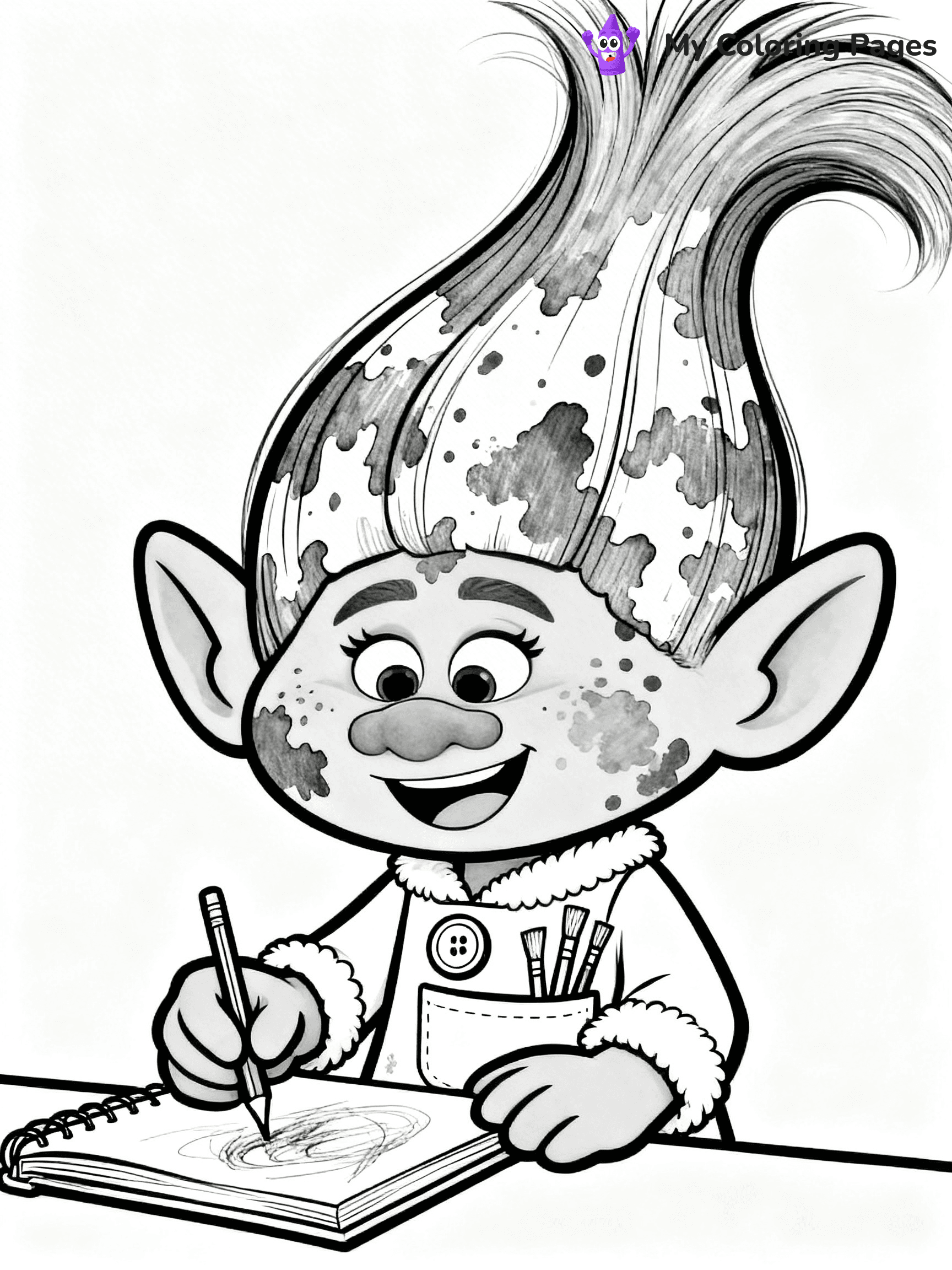 Trolls Band Together Coloring Pages - 216
