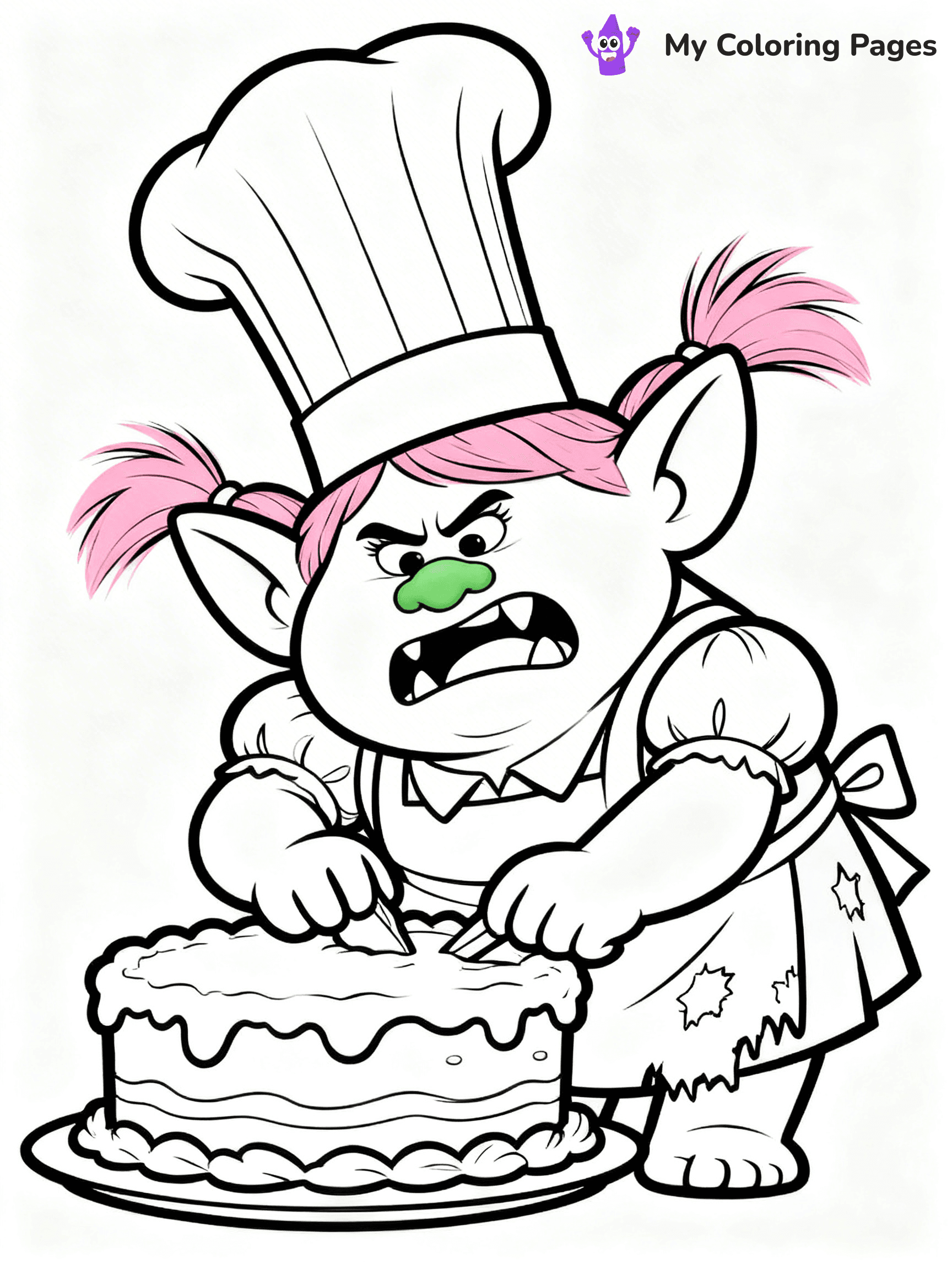 Trolls Band Together Coloring Pages - 213