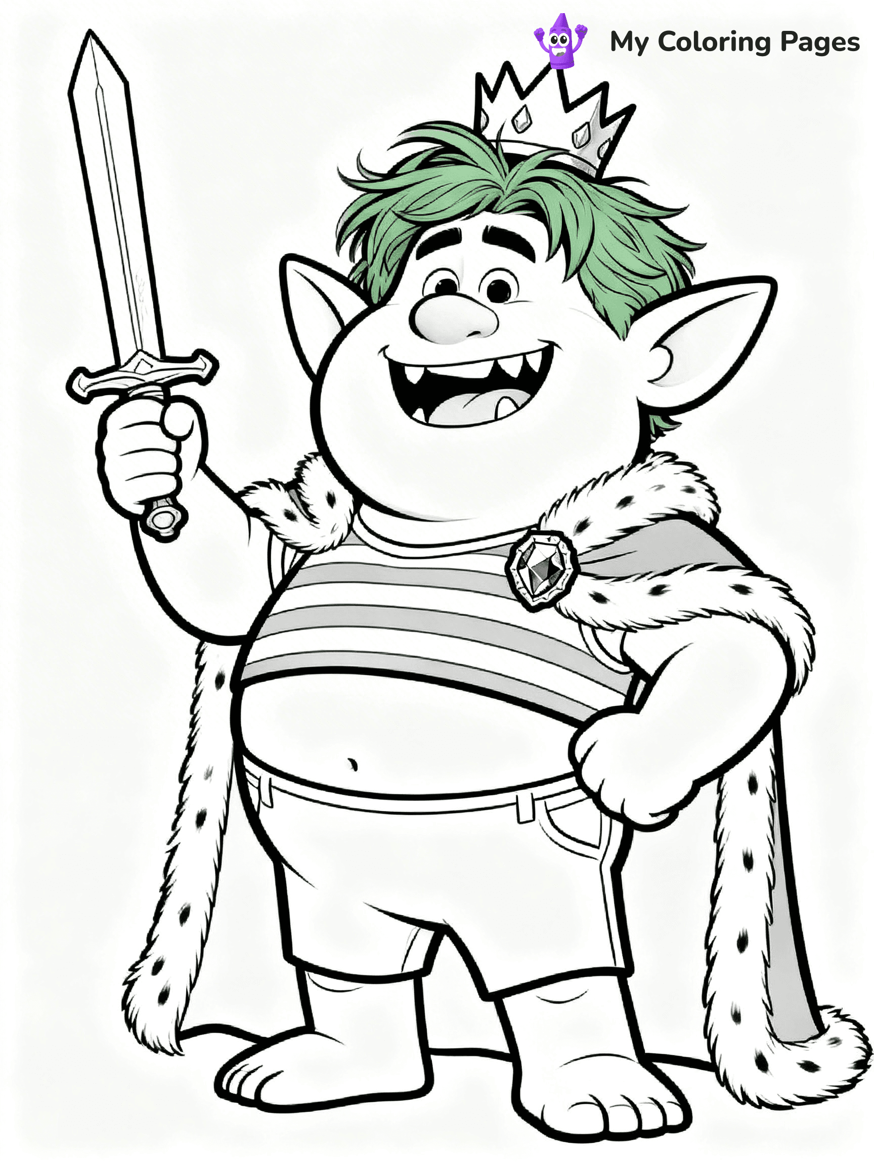 Trolls Band Together Coloring Pages - 205