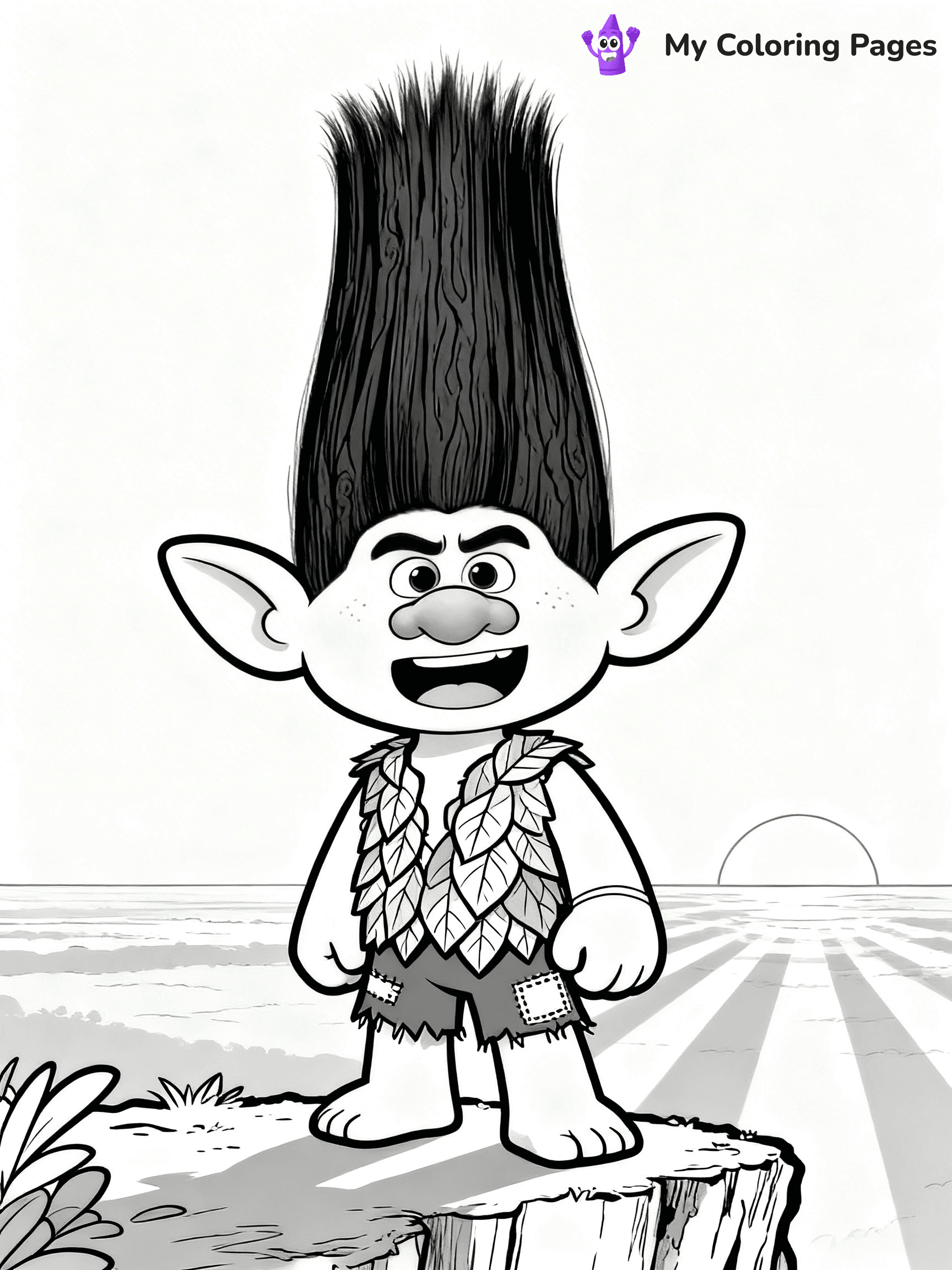 Trolls Band Together Coloring Pages - 193