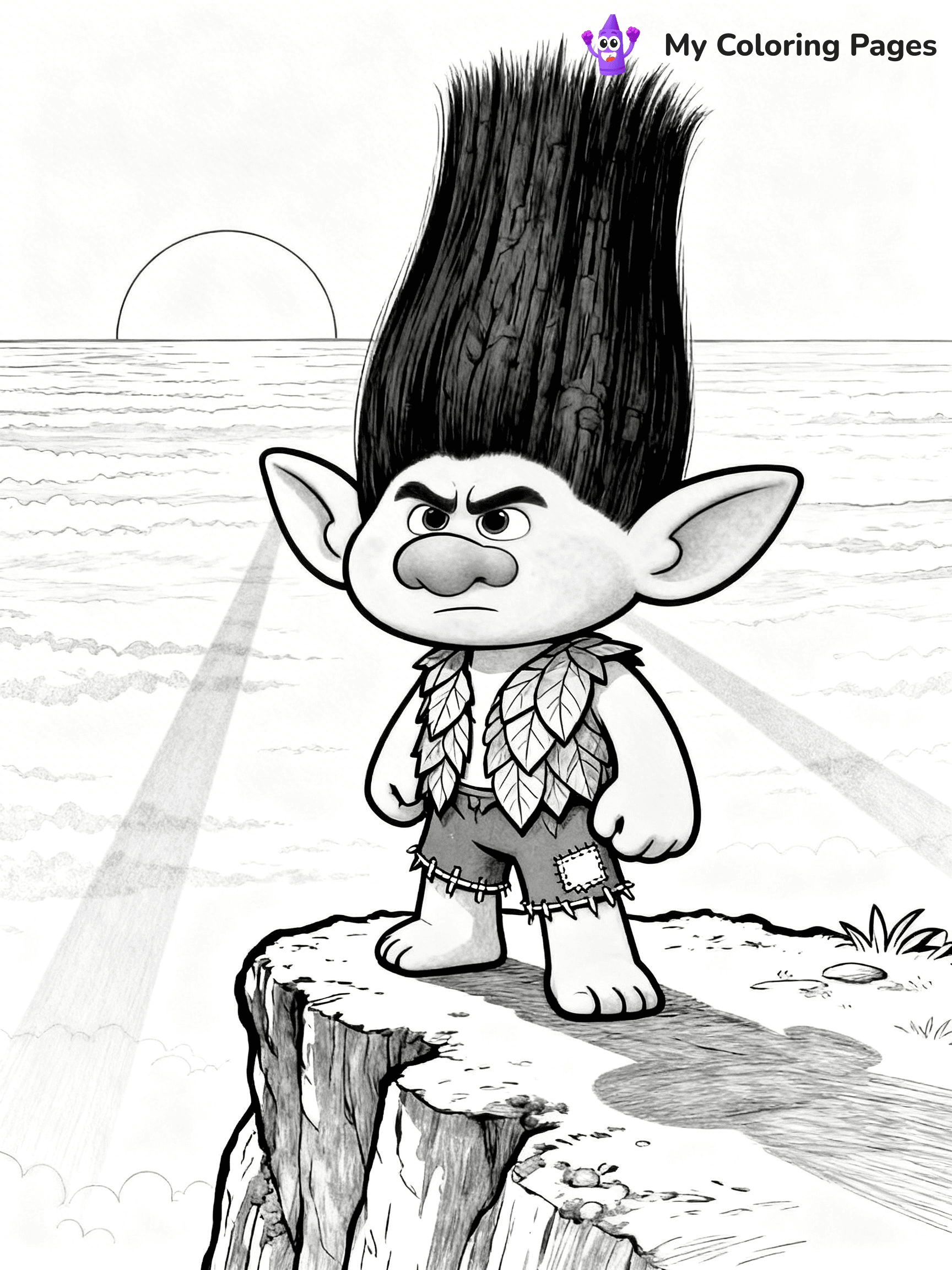 Trolls Band Together Coloring Pages - 191