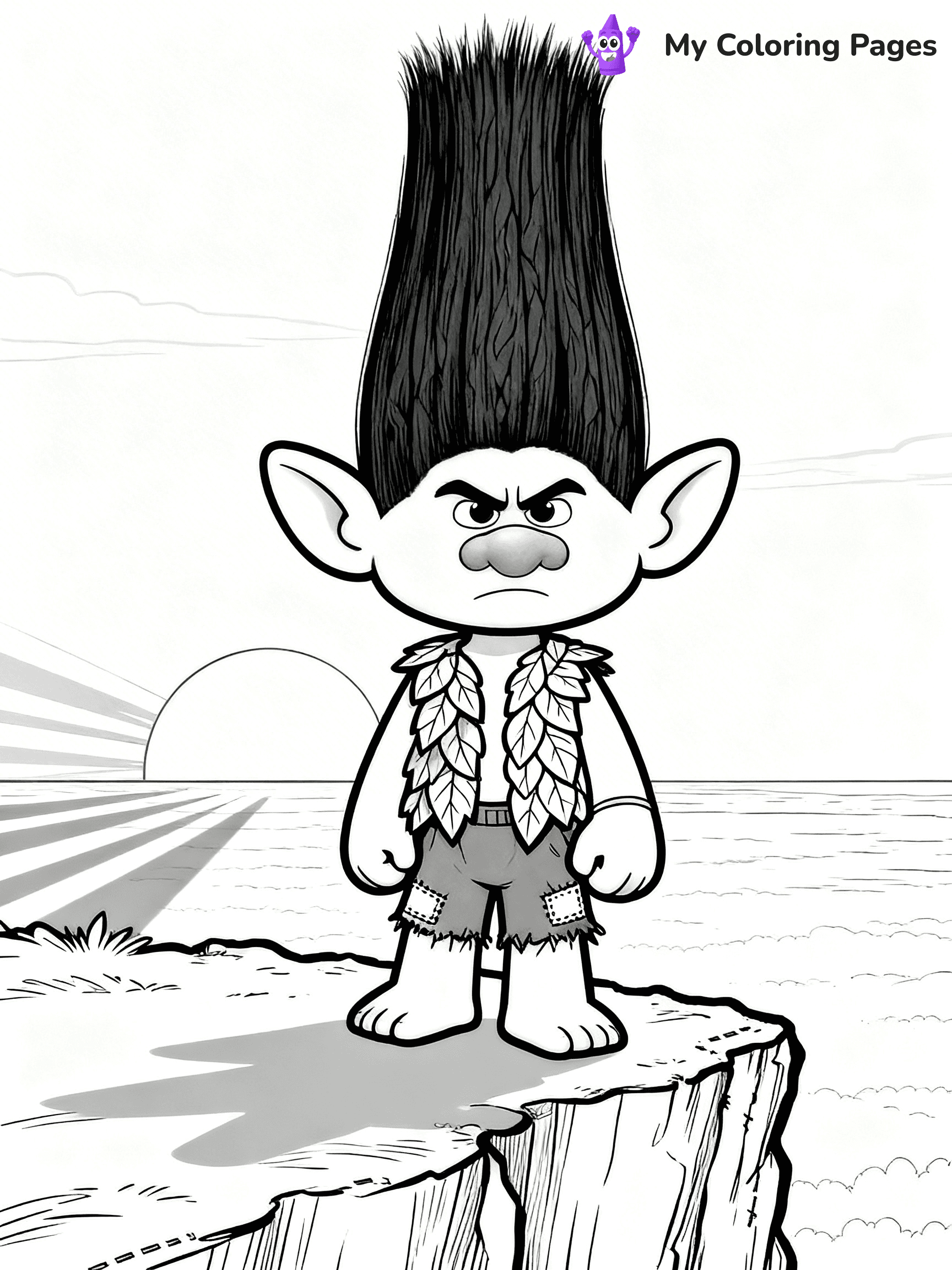 Trolls Band Together Coloring Pages - 190