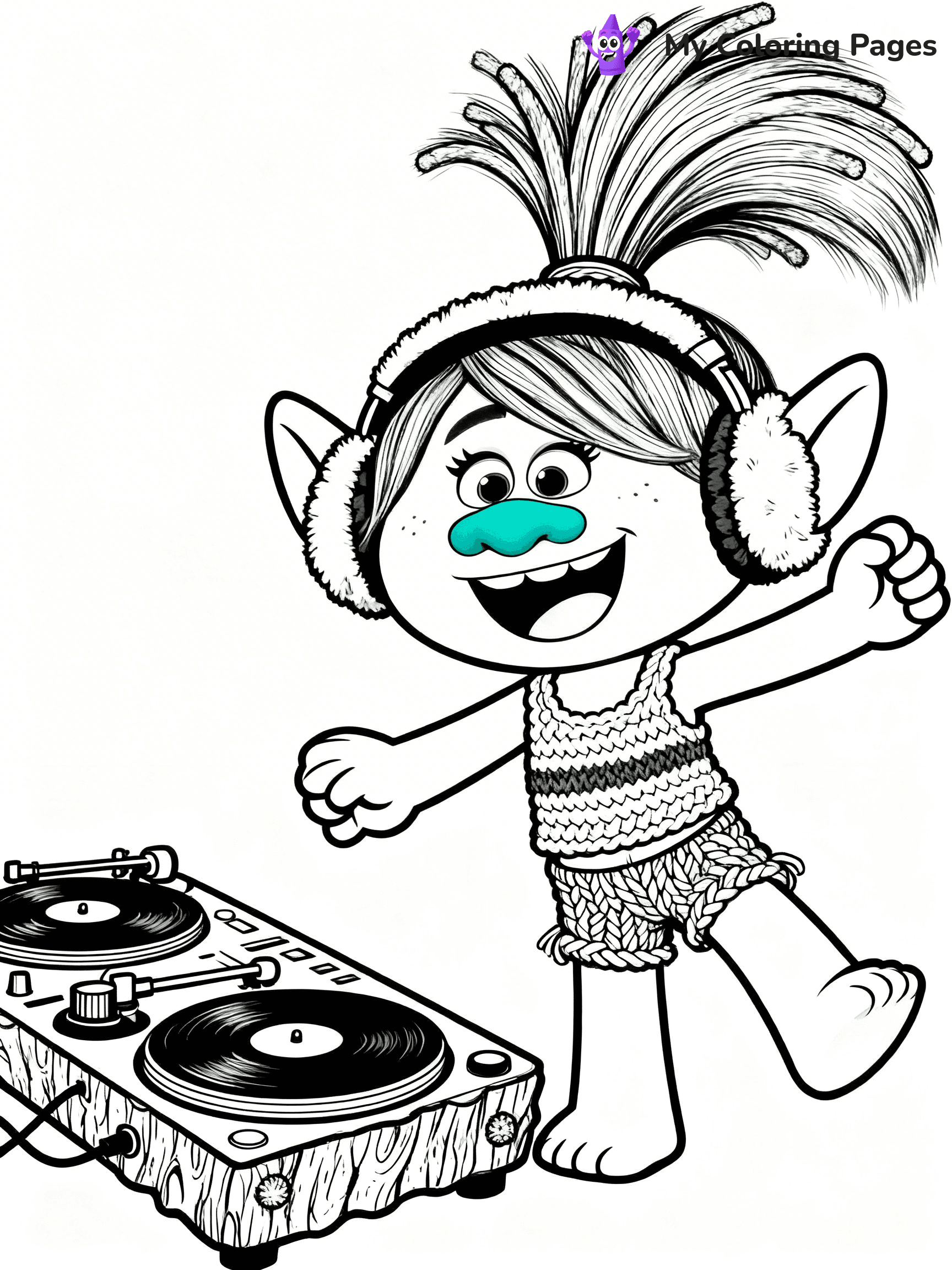 Trolls Band Together Coloring Pages - 177