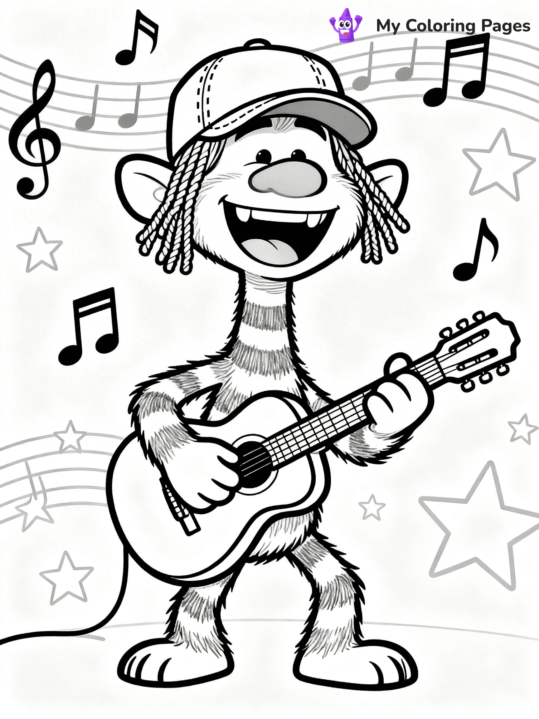 Trolls Band Together Coloring Pages - 171