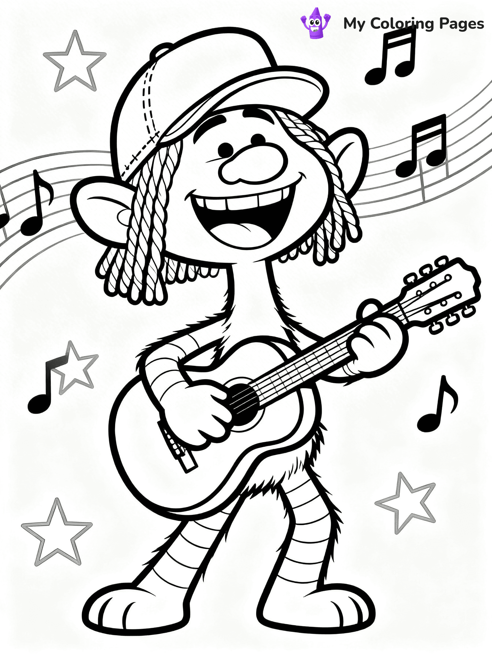 Trolls Band Together Coloring Pages - 167