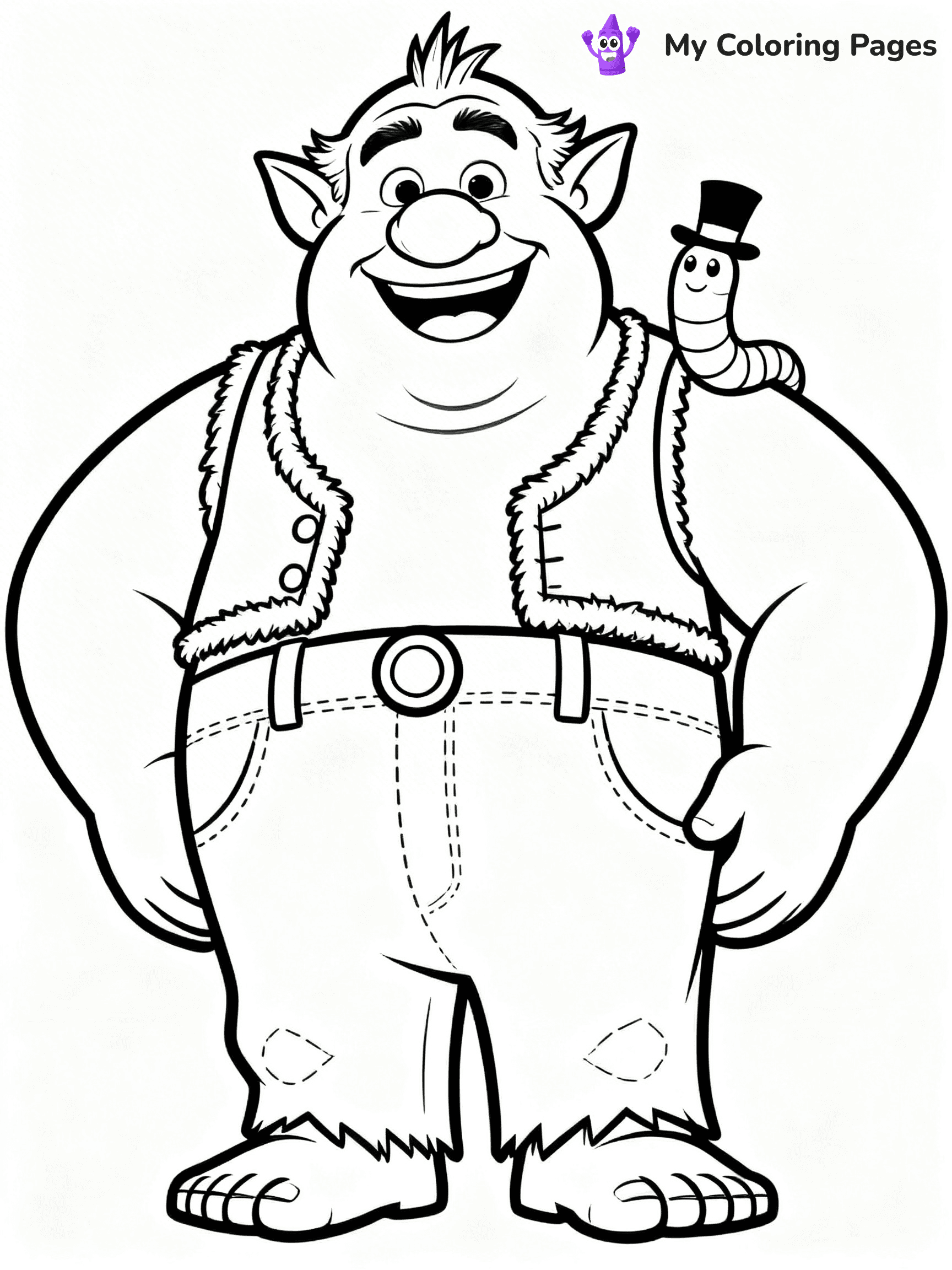 Trolls Band Together Coloring Pages - 165