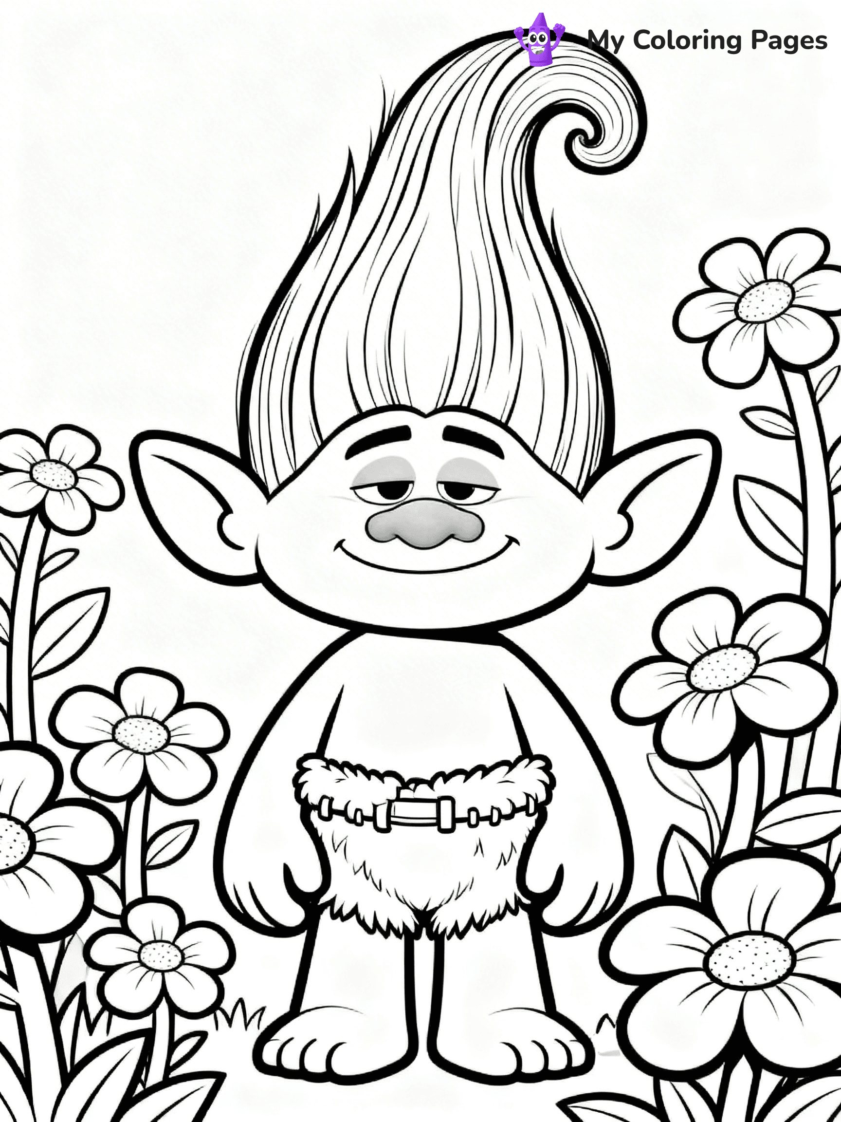 Trolls Band Together Coloring Pages - 154