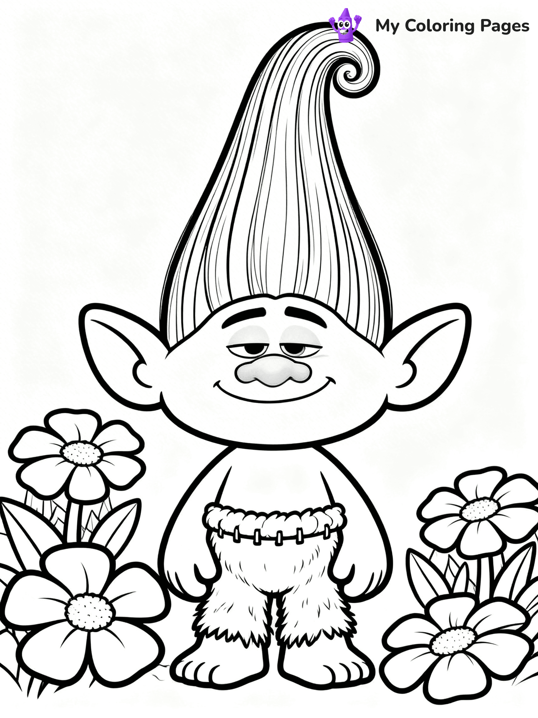 Trolls Band Together Coloring Pages - 153