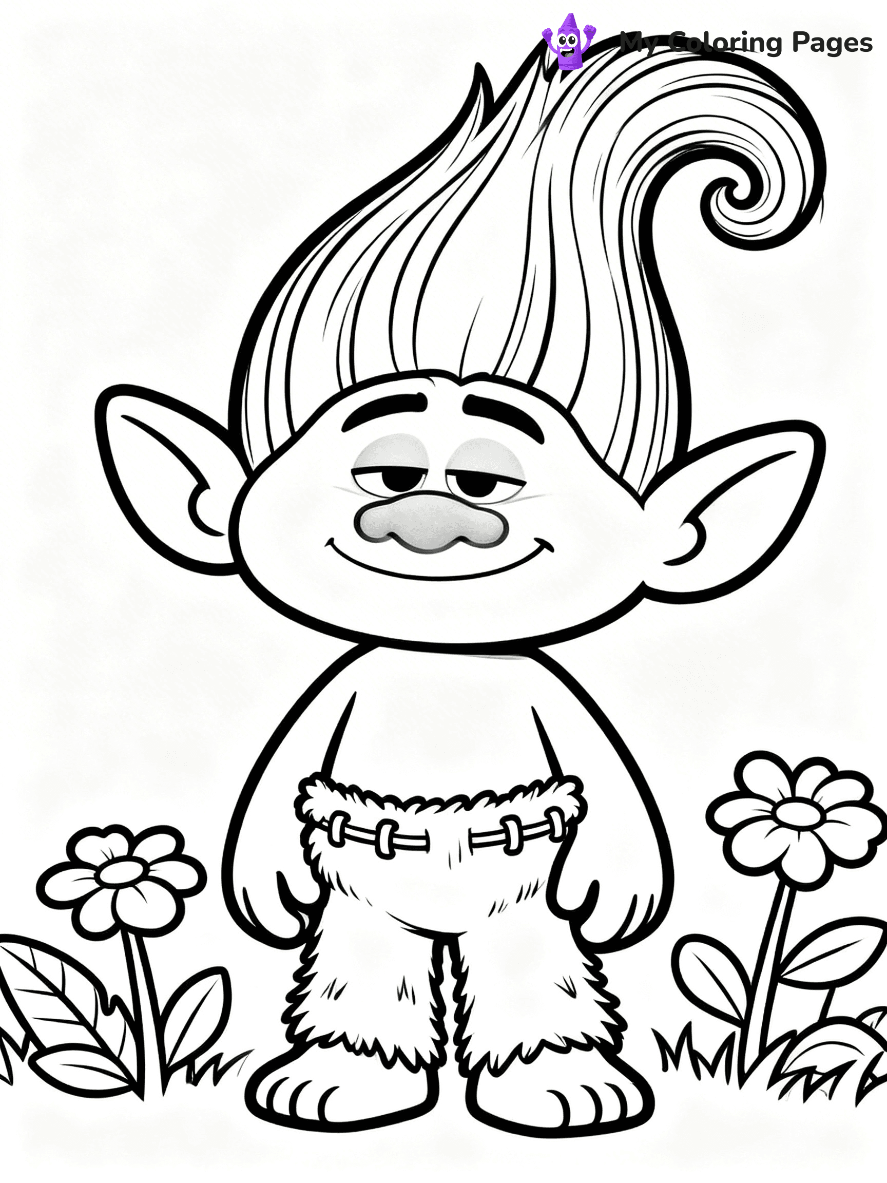 Trolls Band Together Coloring Pages - 152
