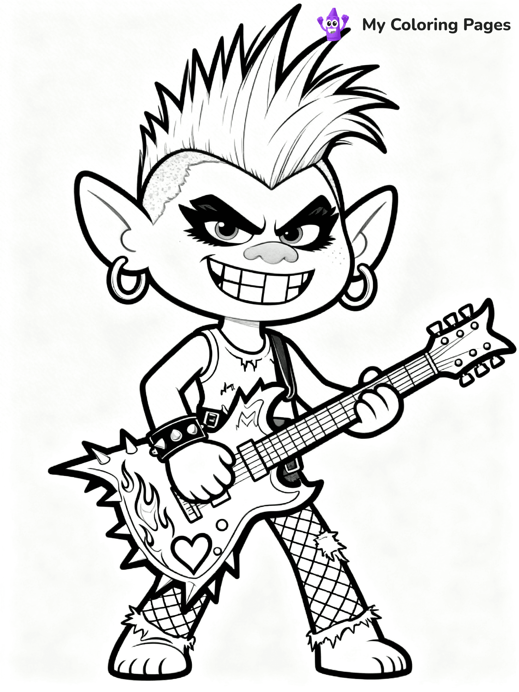 Trolls Band Together Coloring Pages - 148