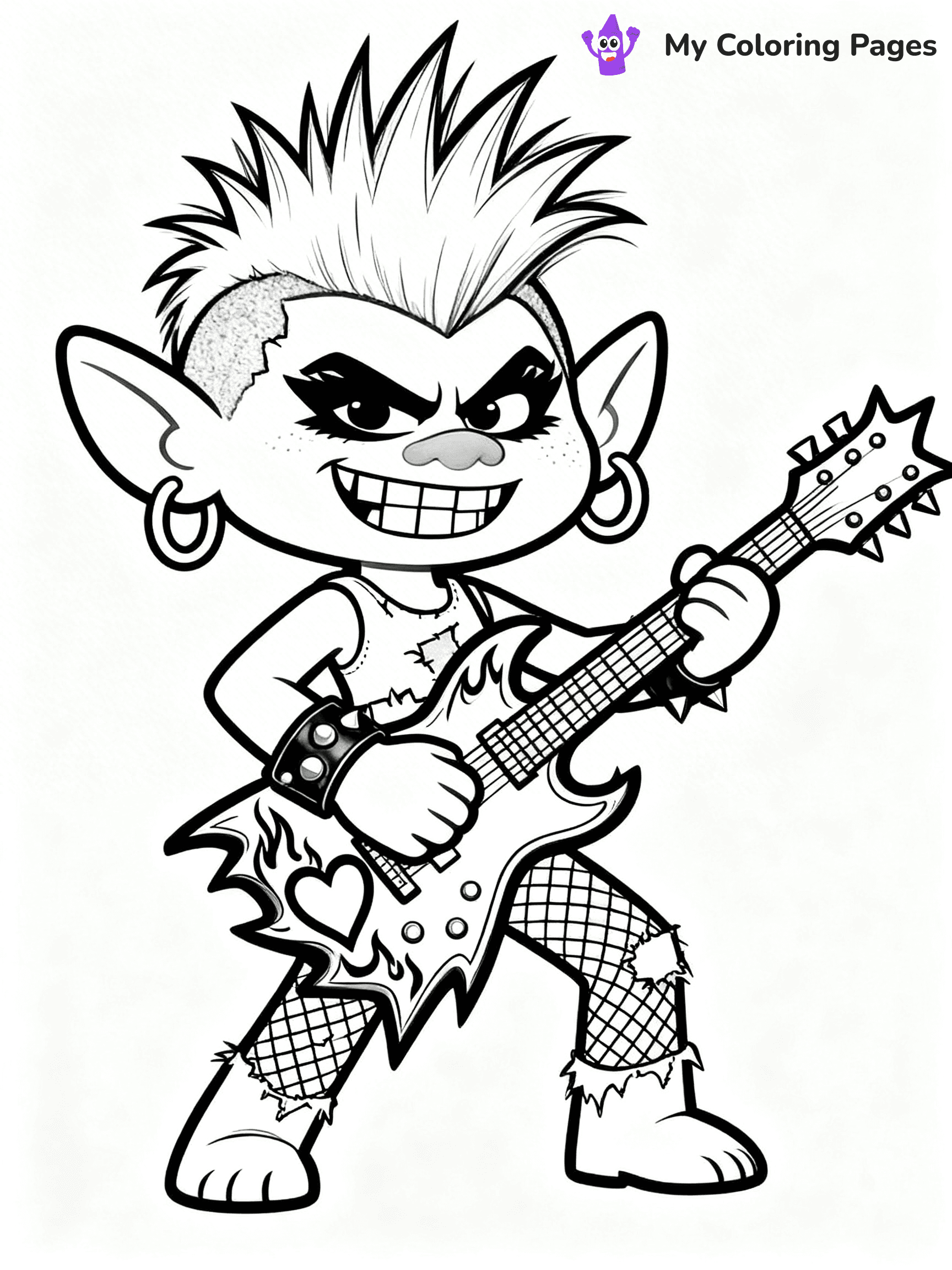 Trolls Band Together Coloring Pages - 145