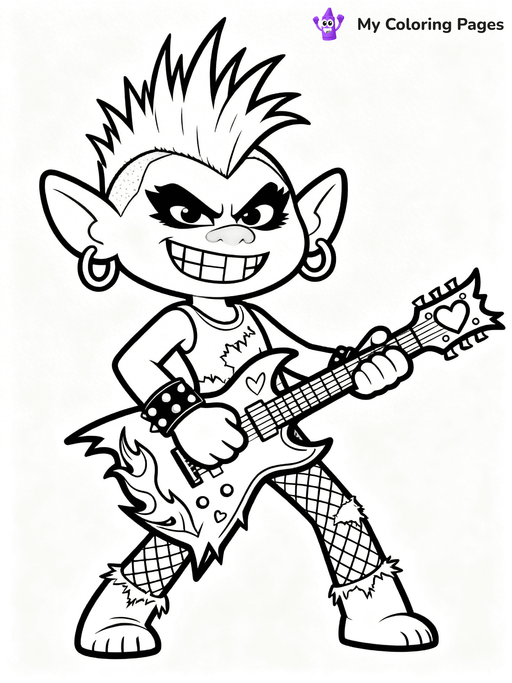 Trolls Band Together Coloring Pages - 144