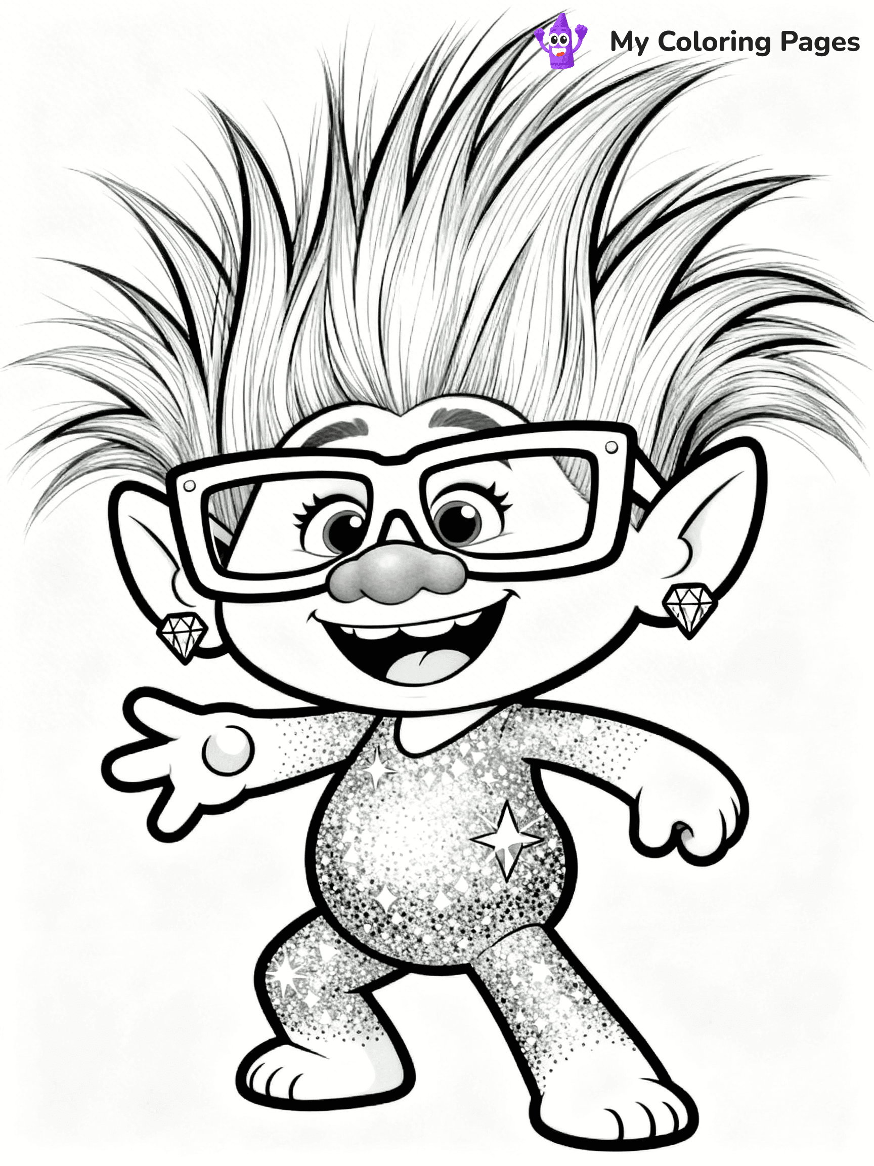 Trolls Band Together Coloring Pages - 137