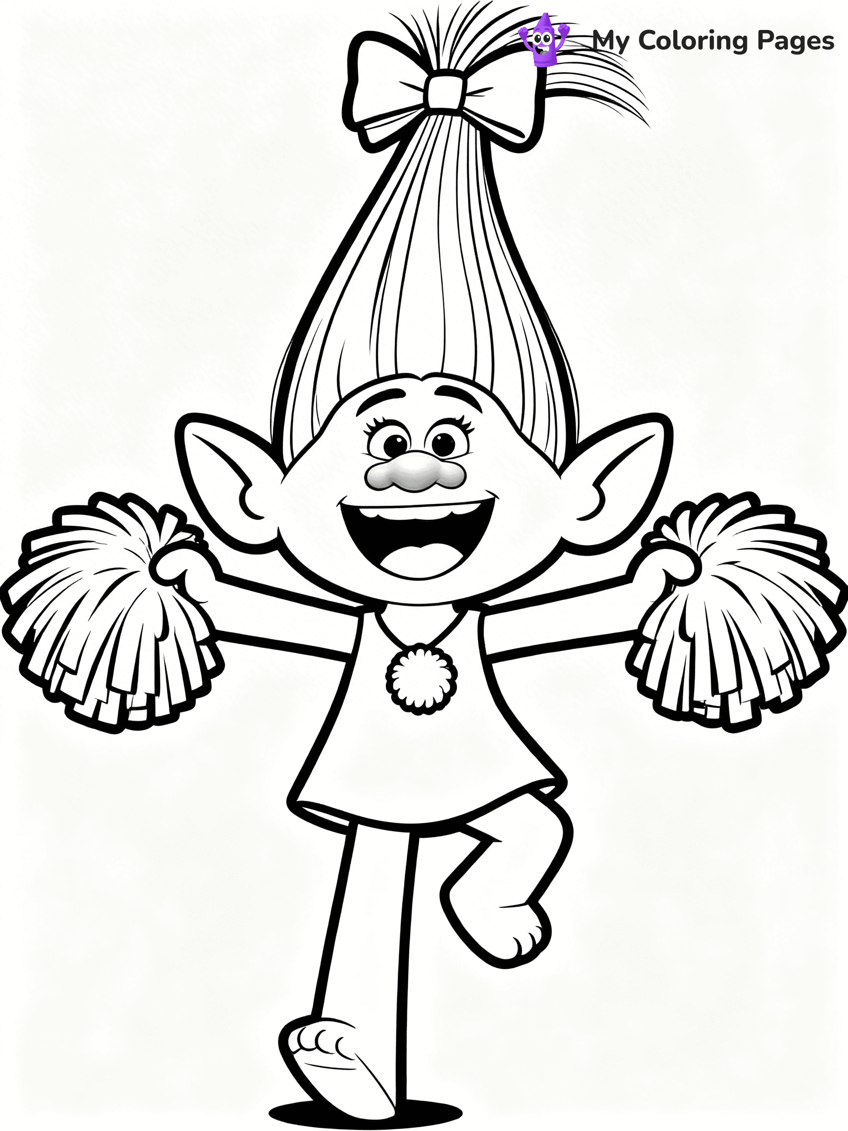 Trolls Band Together Coloring Pages - 136