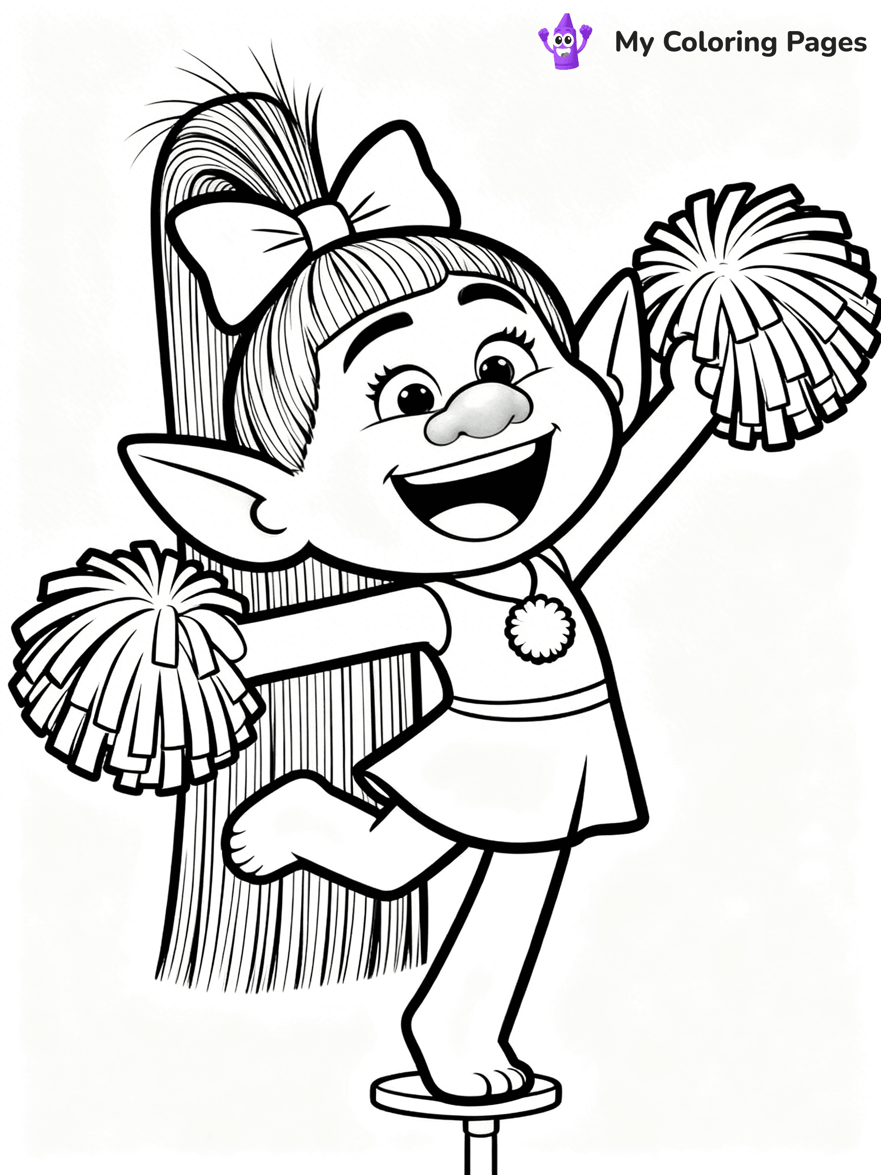 Trolls Band Together Coloring Pages - 134
