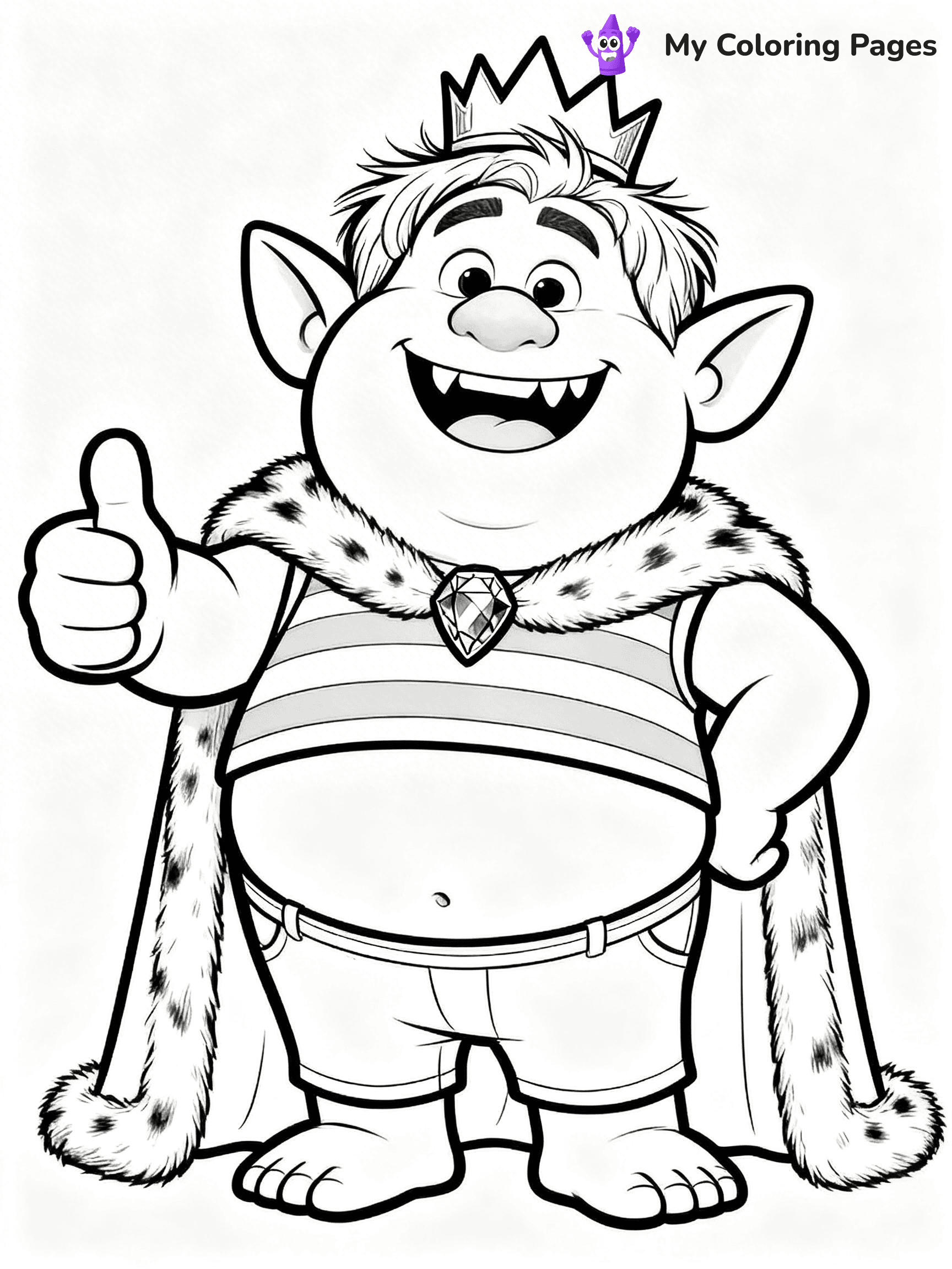 Trolls Band Together Coloring Pages - 122