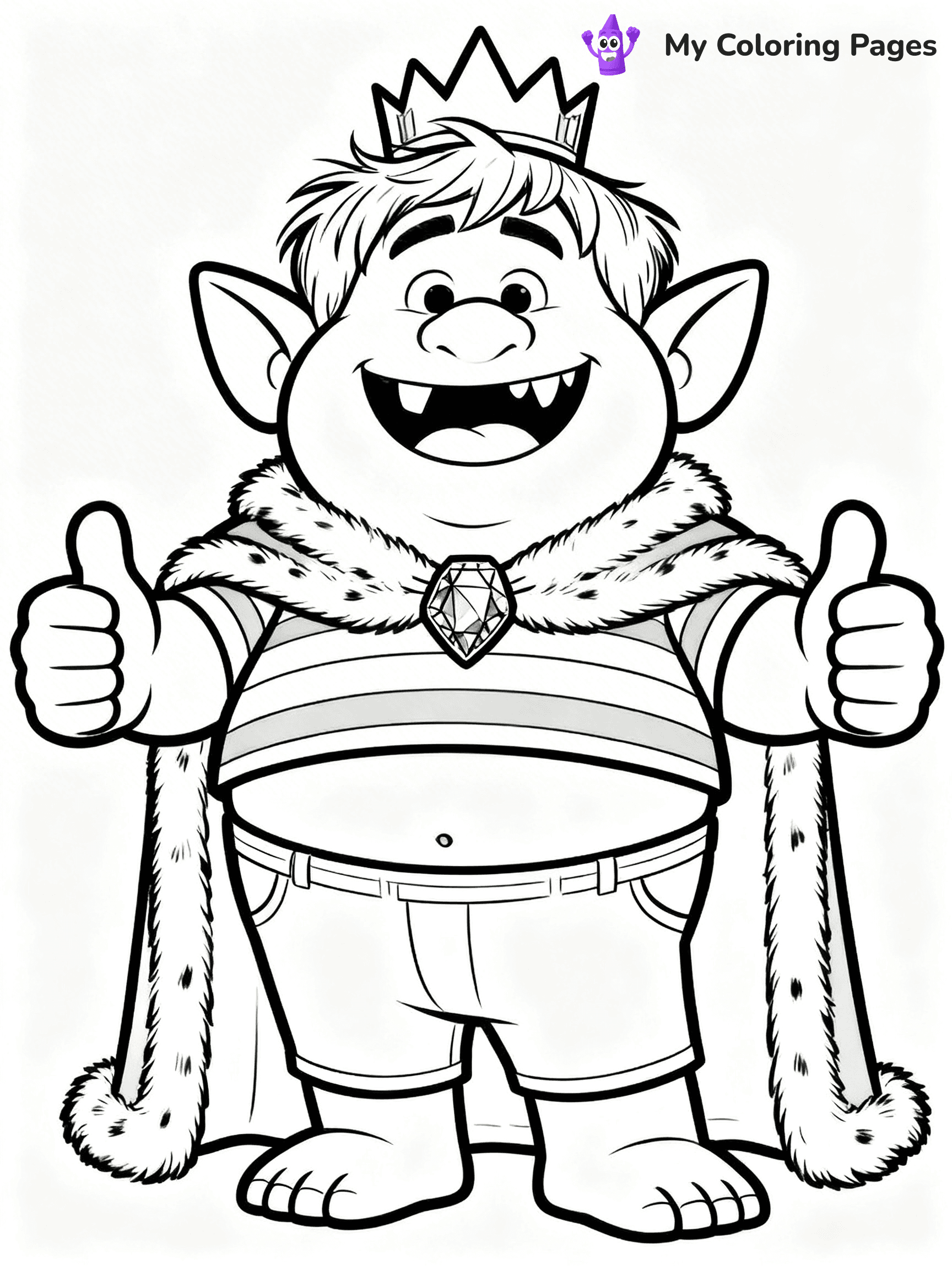Trolls Band Together Coloring Pages - 121