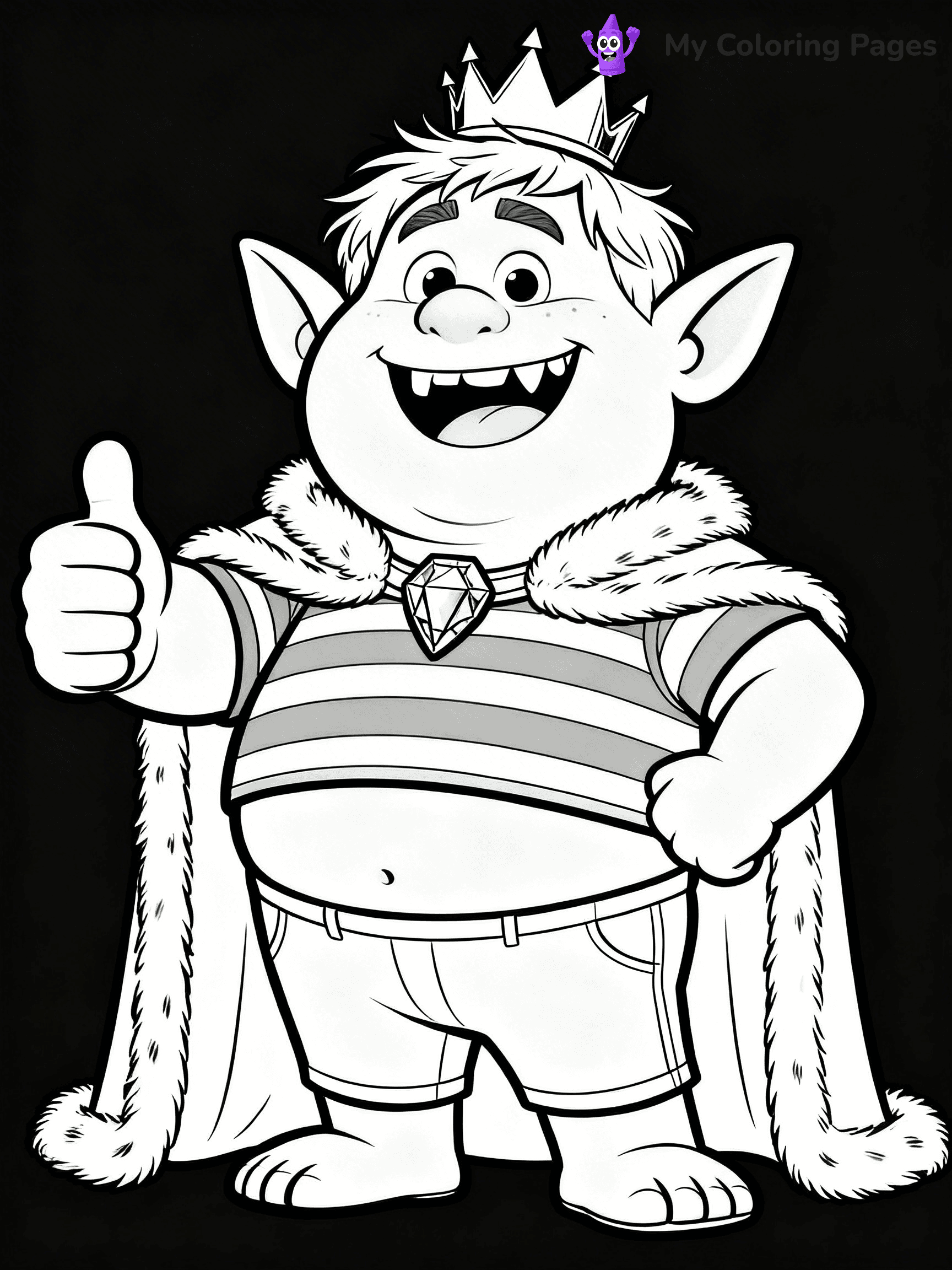 Trolls Band Together Coloring Pages - 120