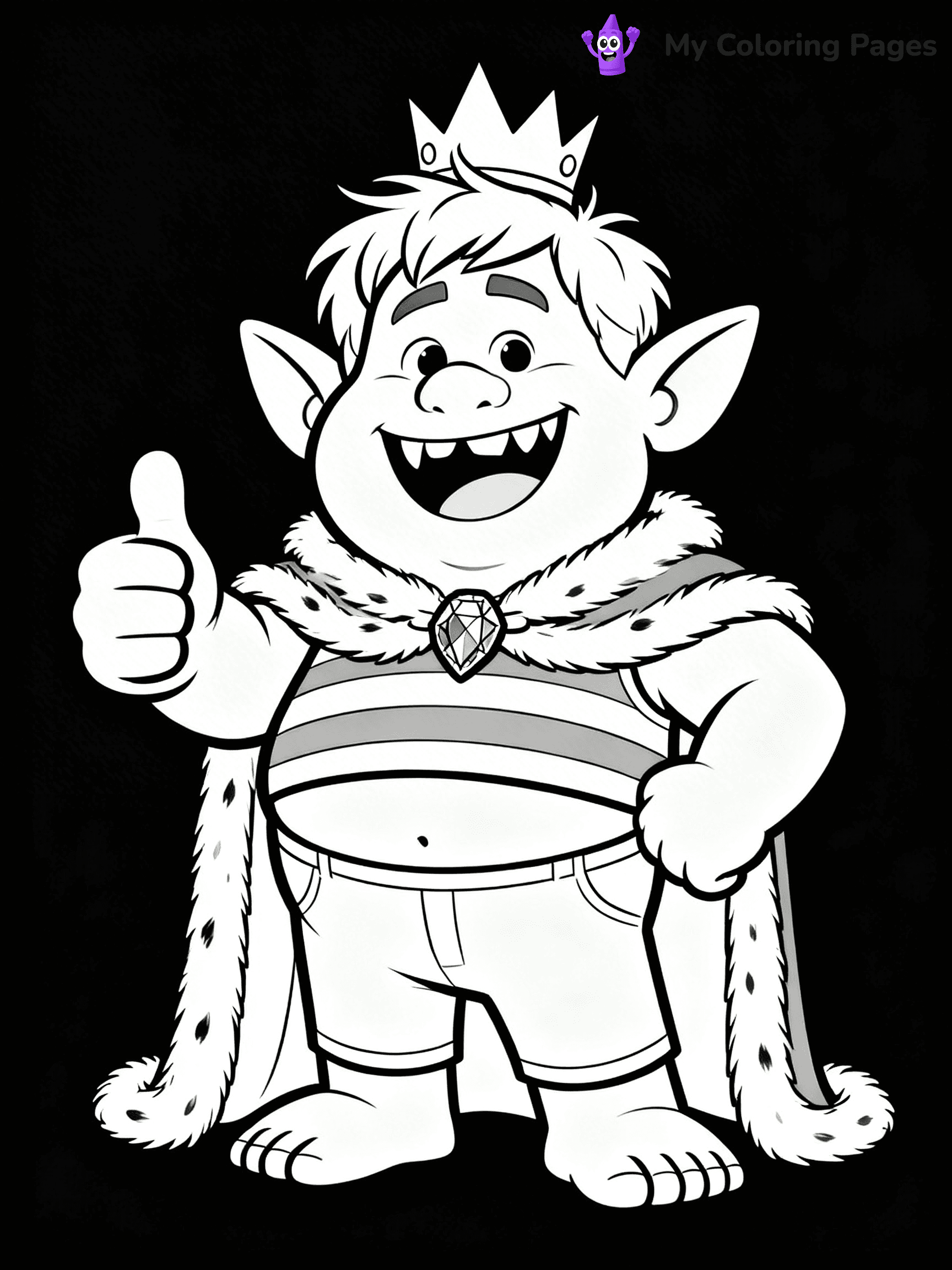 Trolls Band Together Coloring Pages - 119