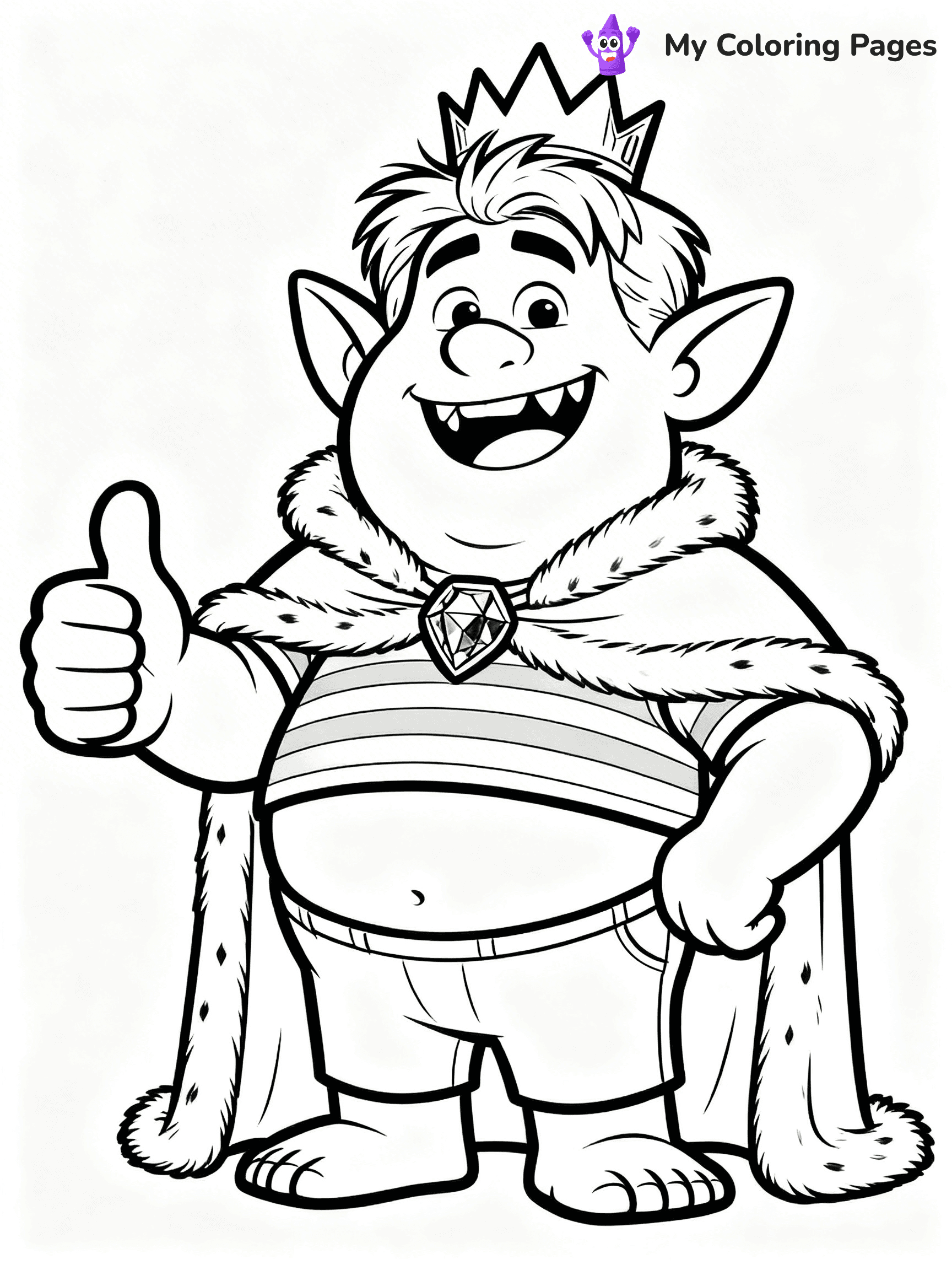 Trolls Band Together Coloring Pages - 117