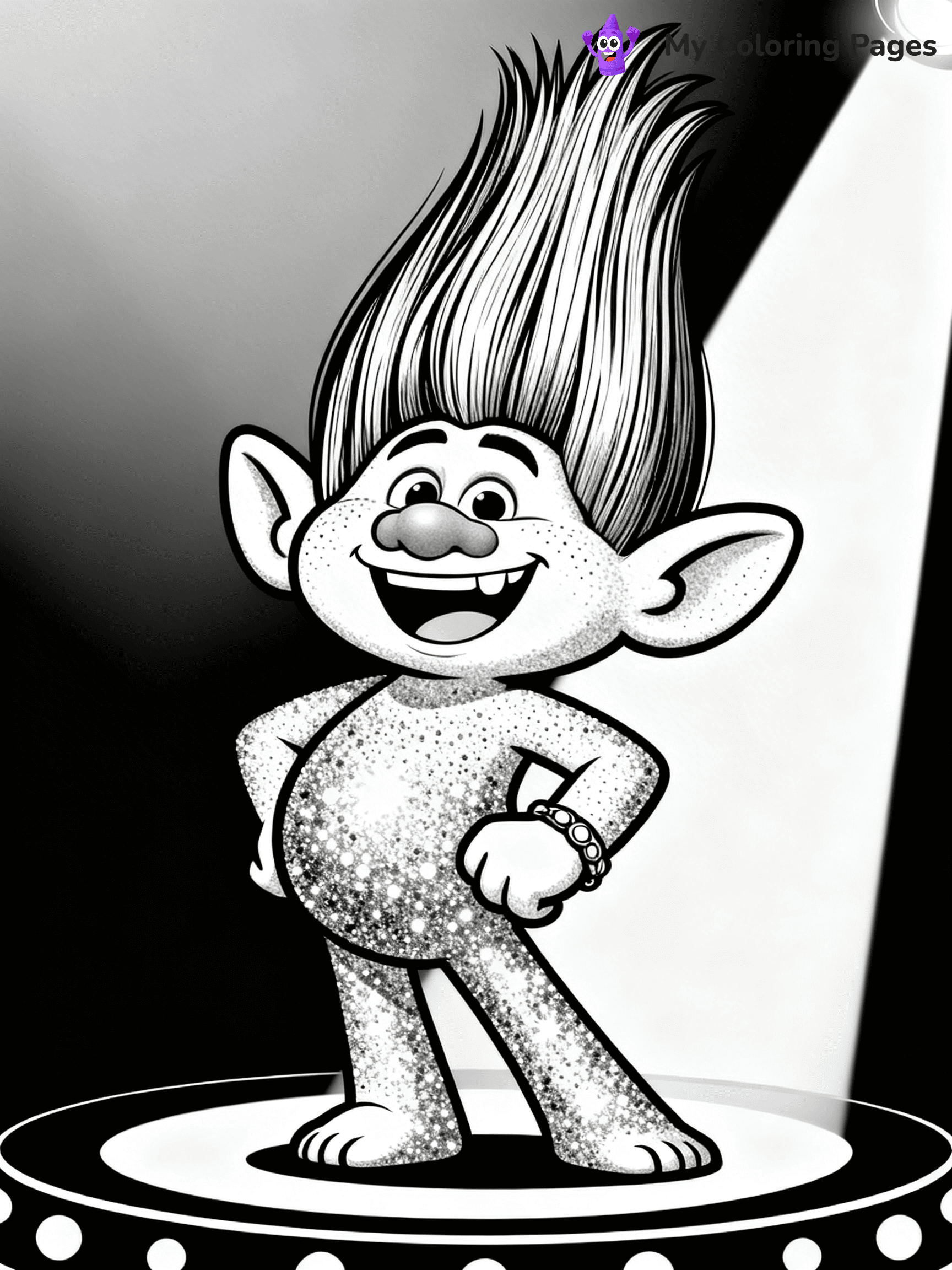 Trolls Band Together Coloring Pages - 76