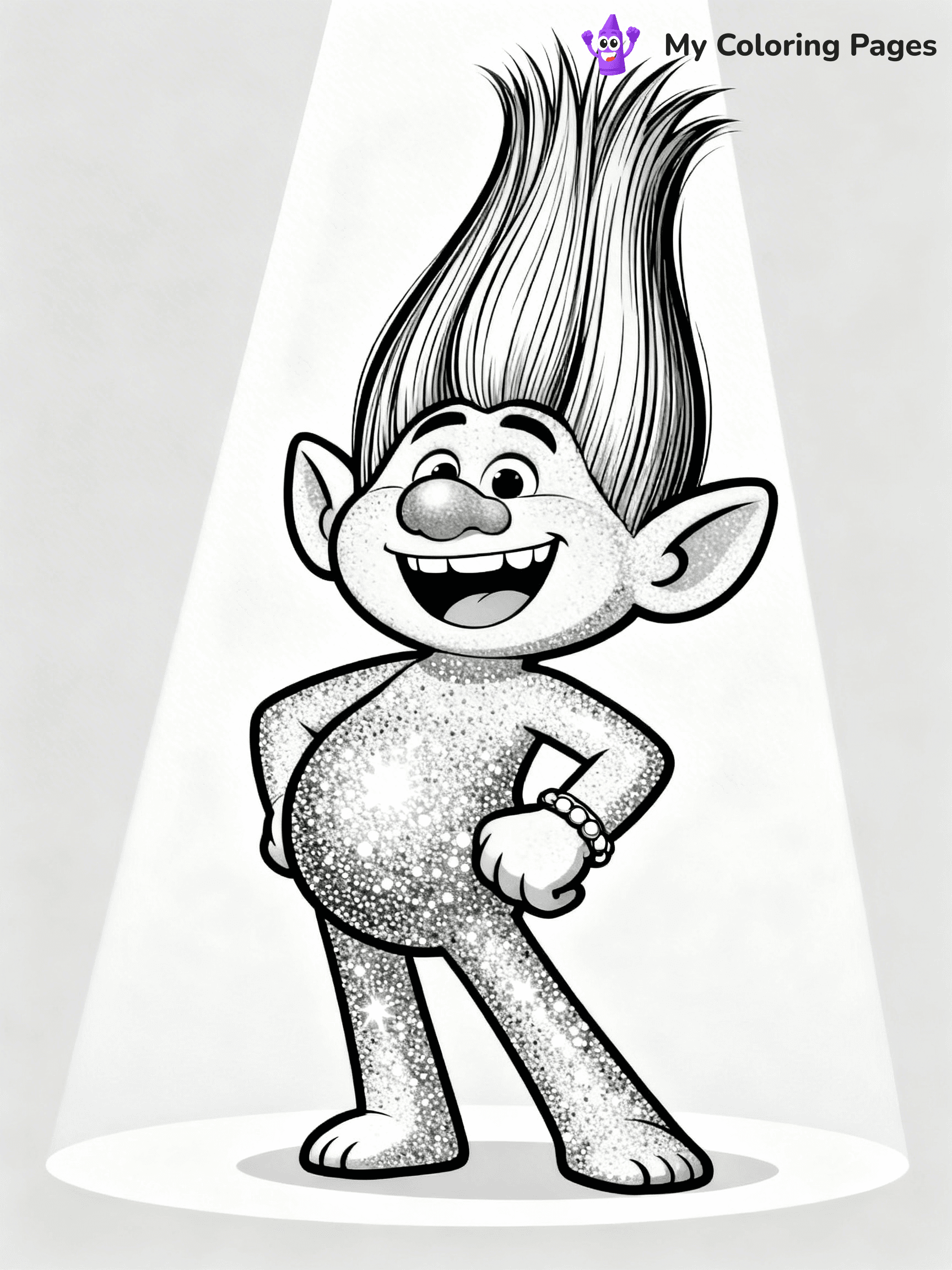 Trolls Band Together Coloring Pages - 74