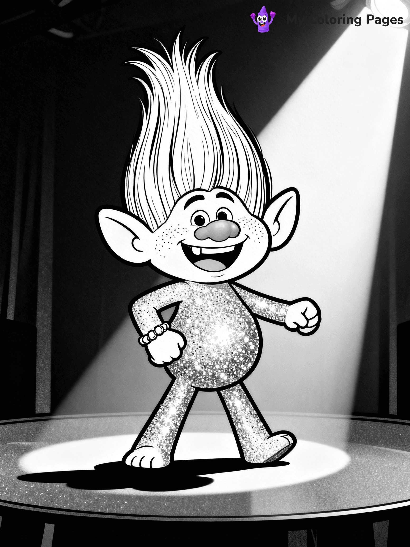 Trolls Band Together Coloring Pages - 73