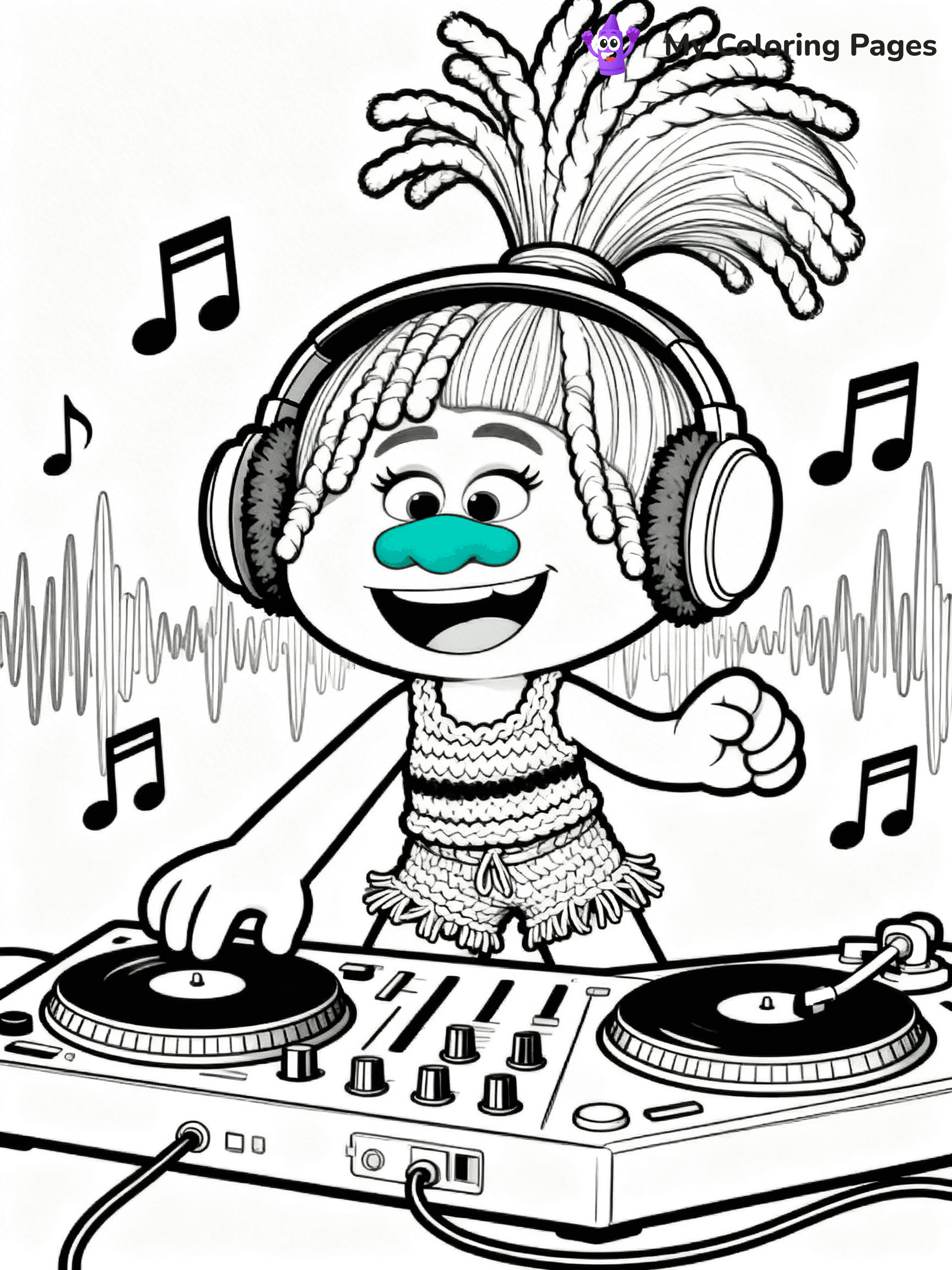 Trolls Band Together Coloring Pages - 69