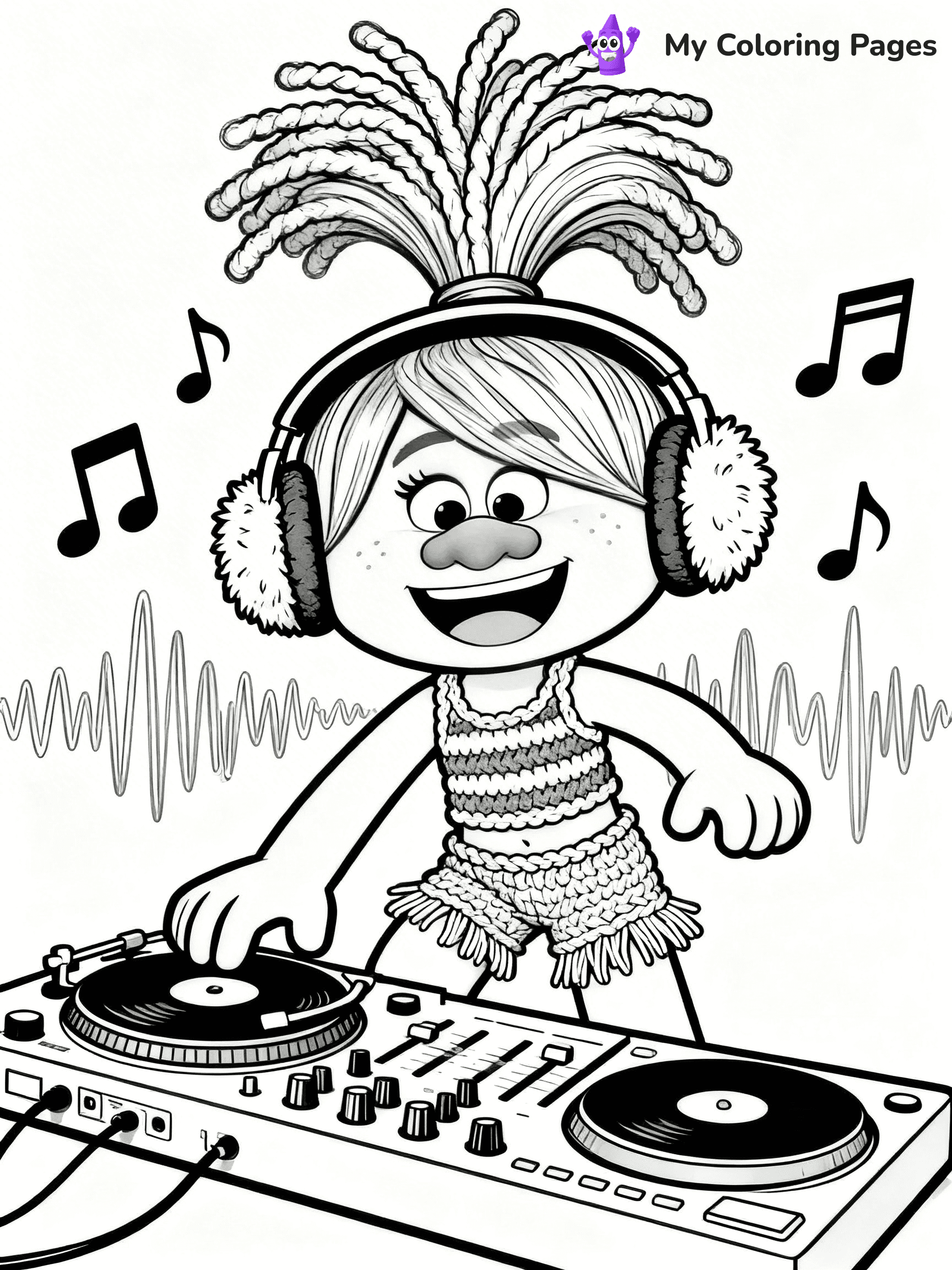 Trolls Band Together Coloring Pages - 65