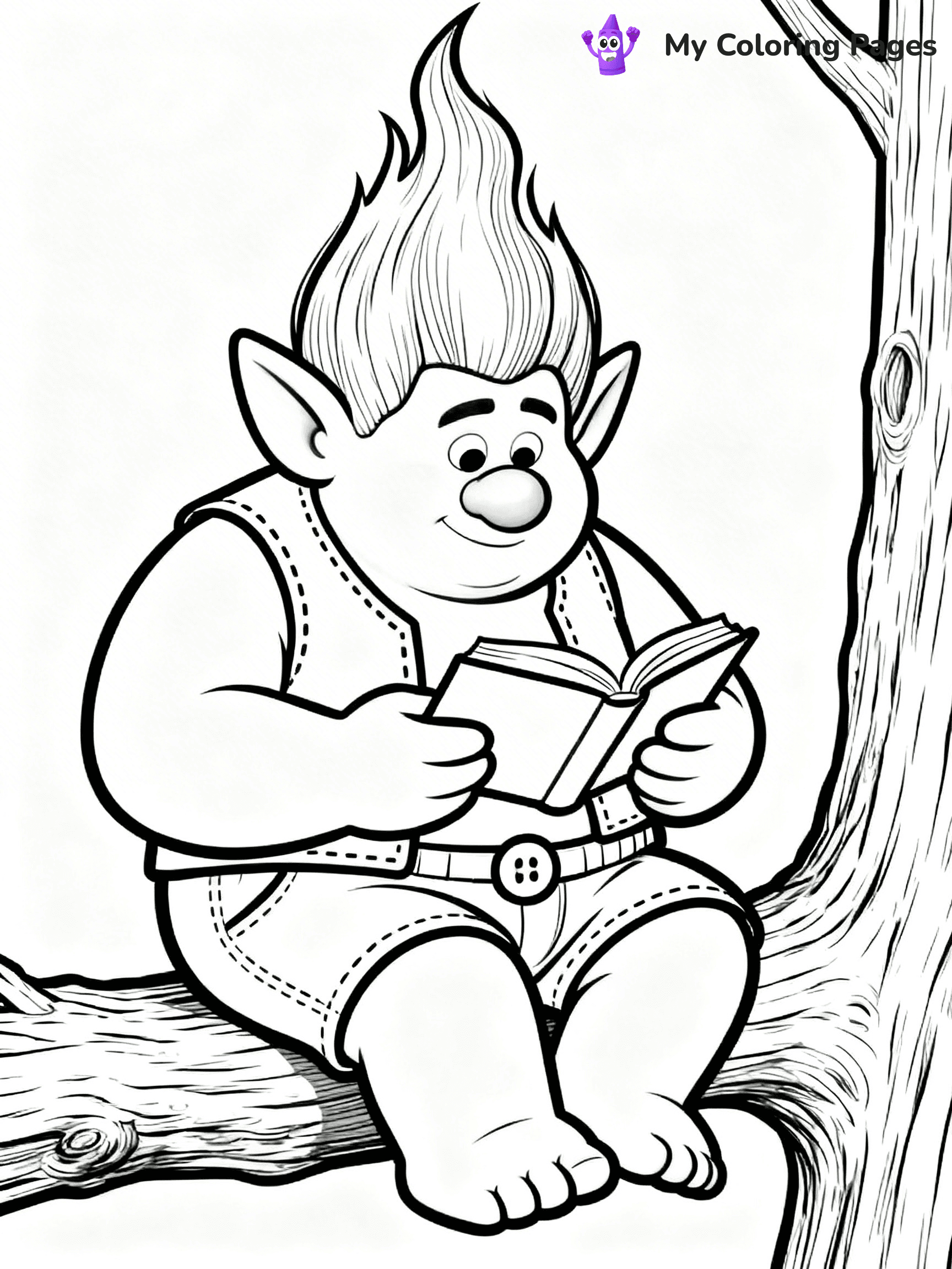 Trolls Band Together Coloring Pages - 57