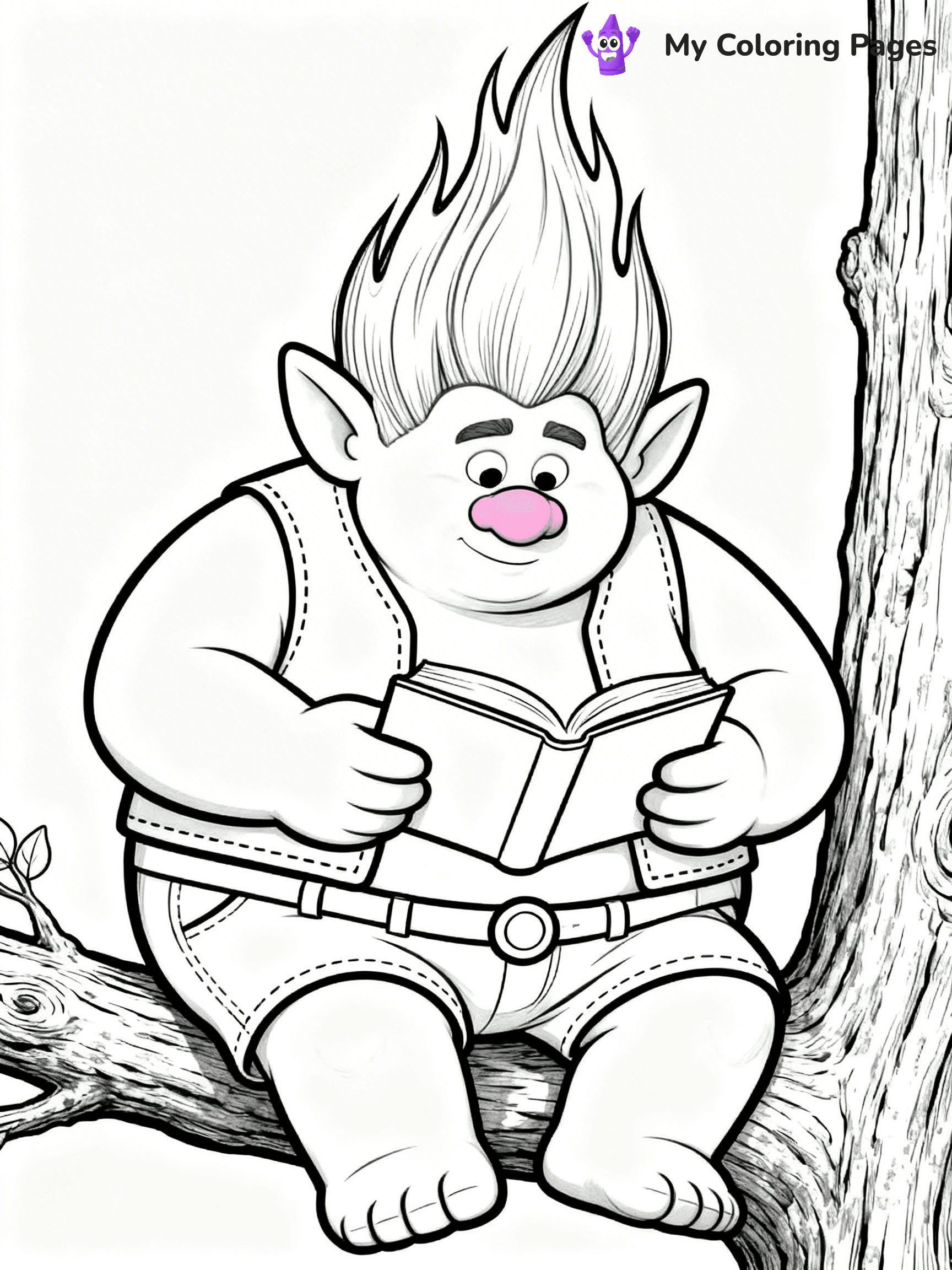 Trolls Band Together Coloring Pages - 56