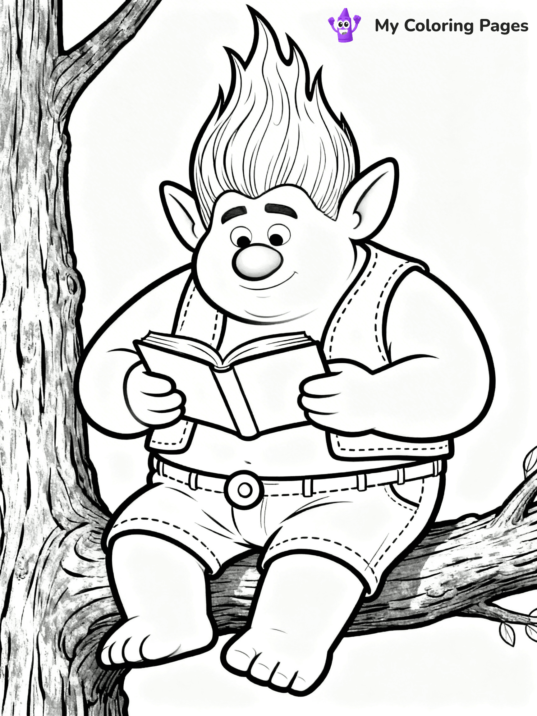 Trolls Band Together Coloring Pages - 55