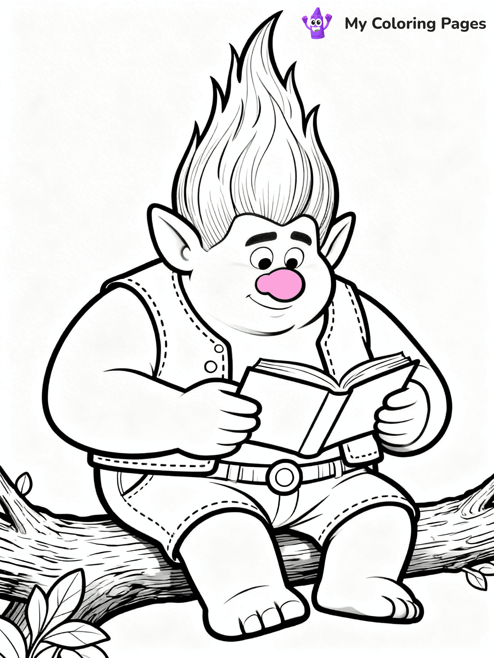 Trolls Band Together Coloring Pages - 54