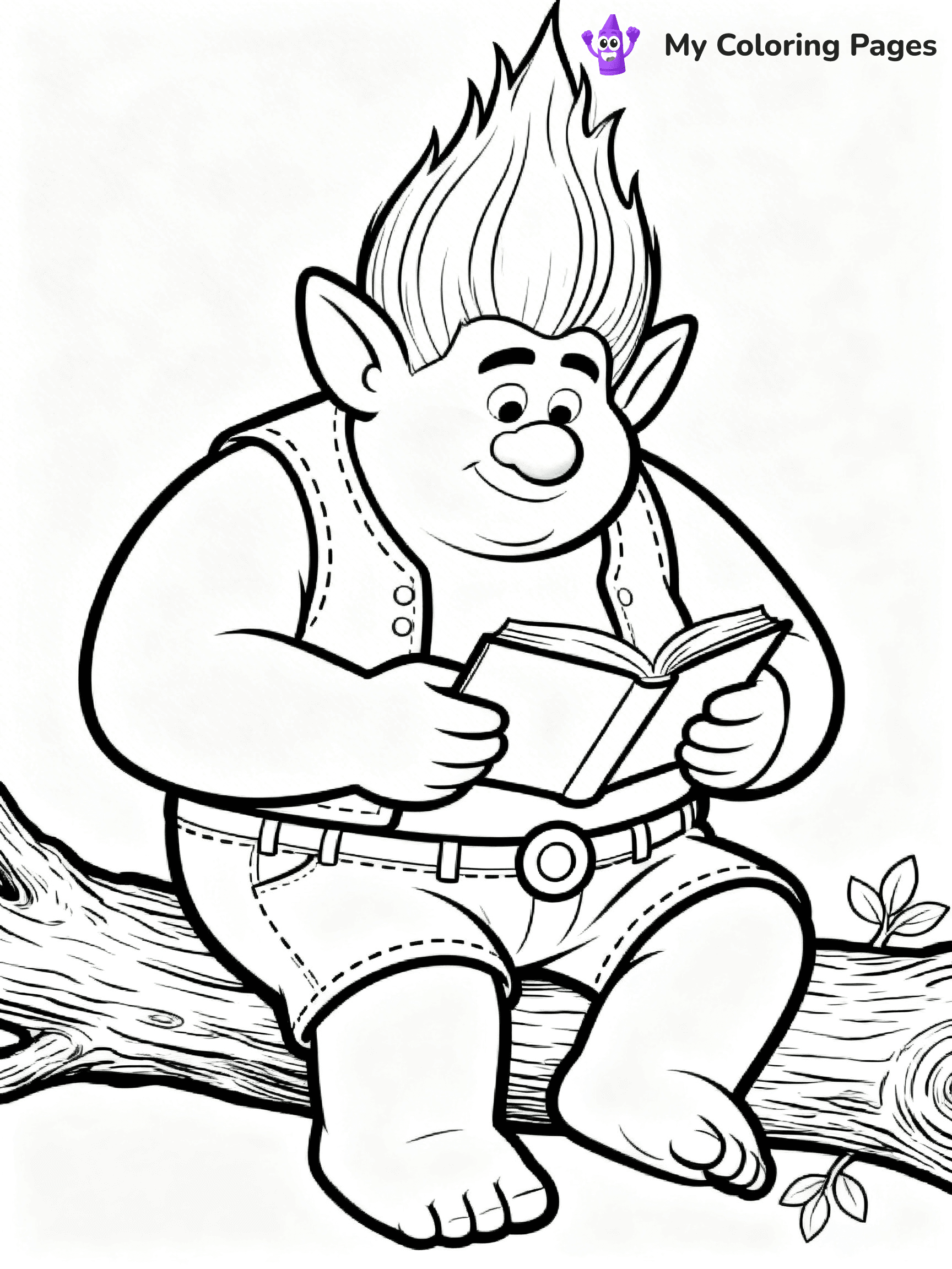 Trolls Band Together Coloring Pages - 52