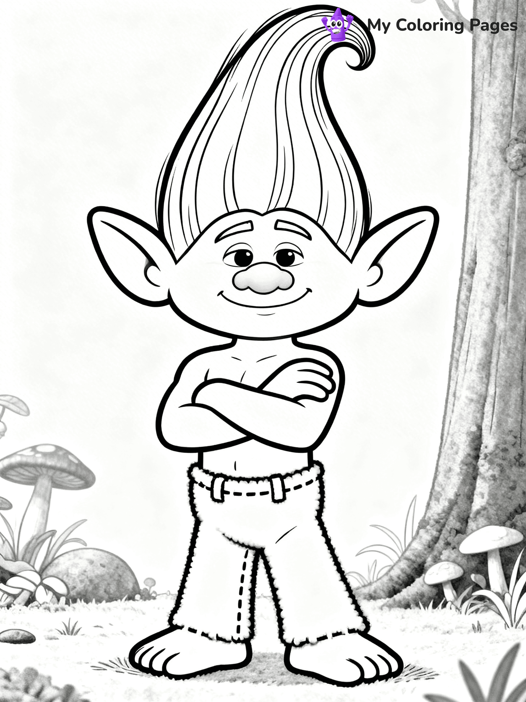 Trolls Band Together Coloring Pages - 43