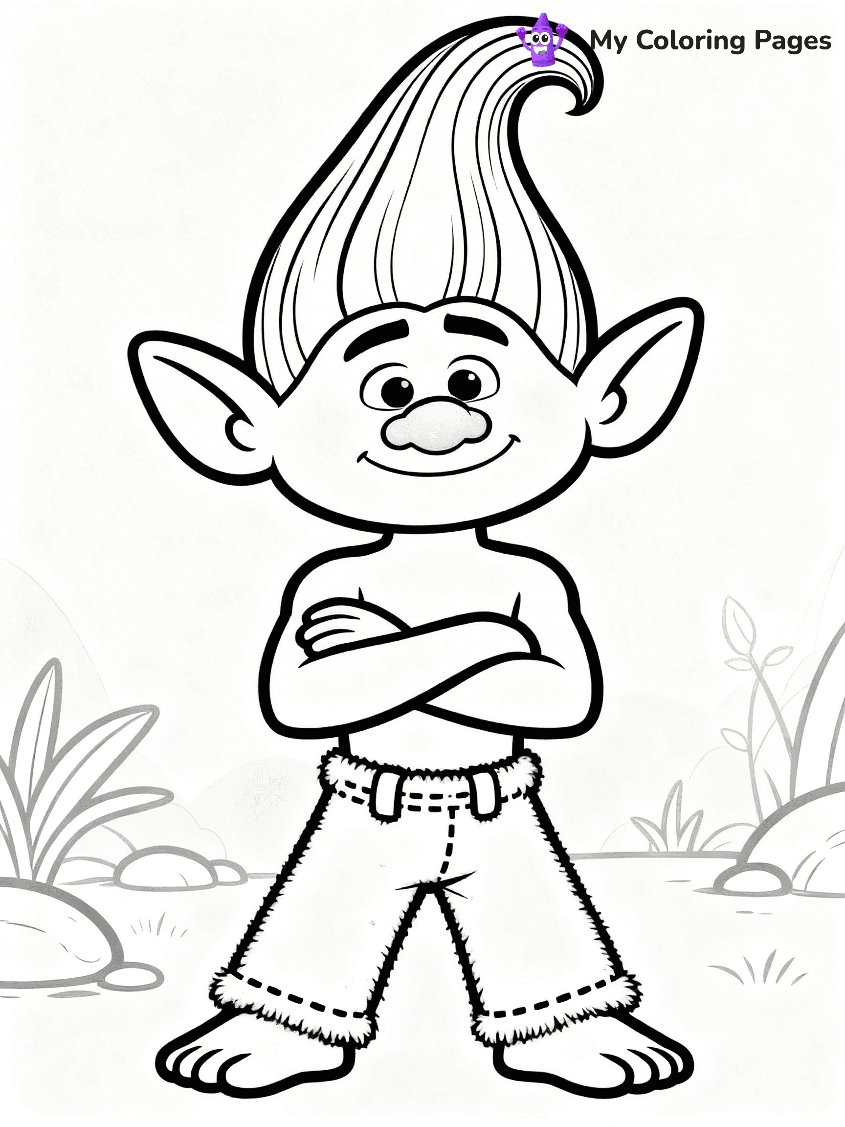 Trolls Band Together Coloring Pages - 40