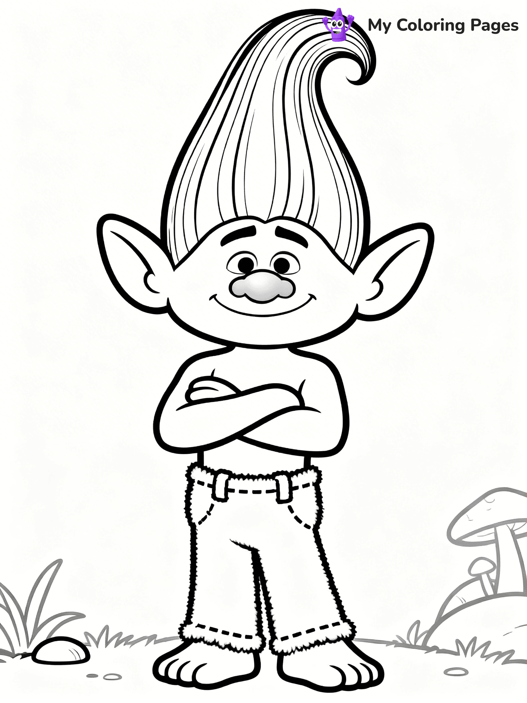 Trolls Band Together Coloring Pages - 39