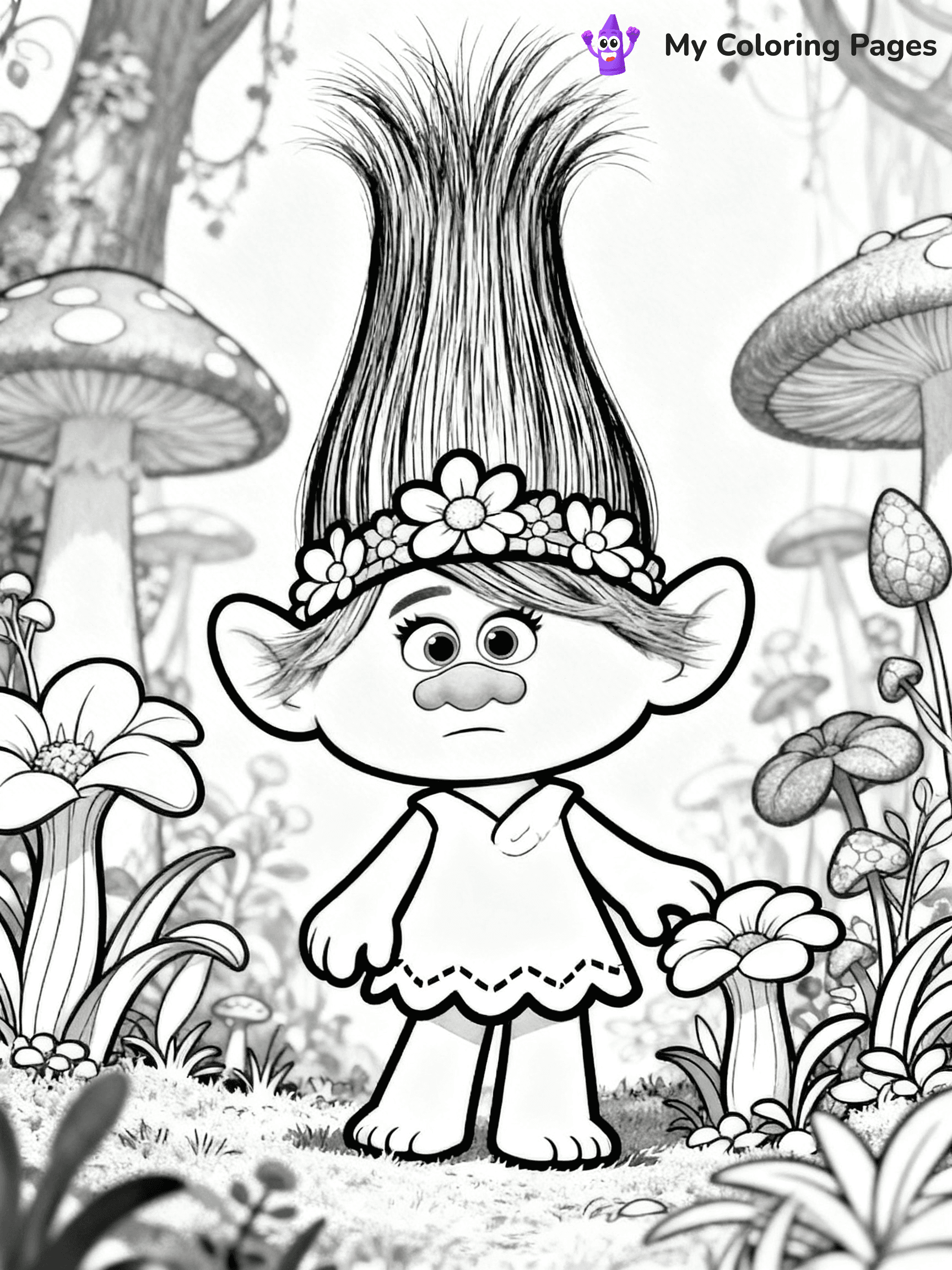 Trolls Band Together Coloring Pages - 24
